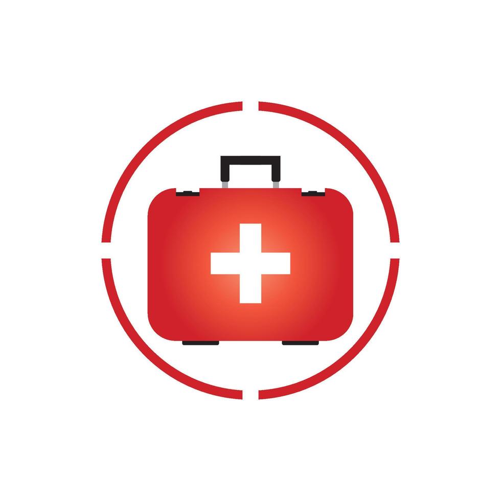 First aid icon on white background vector