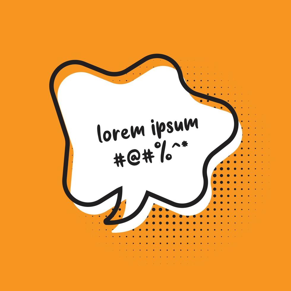speech bubbles. Halftone shadows. Vector illustration