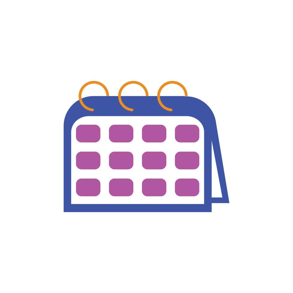 Calendar icon illustration vector background