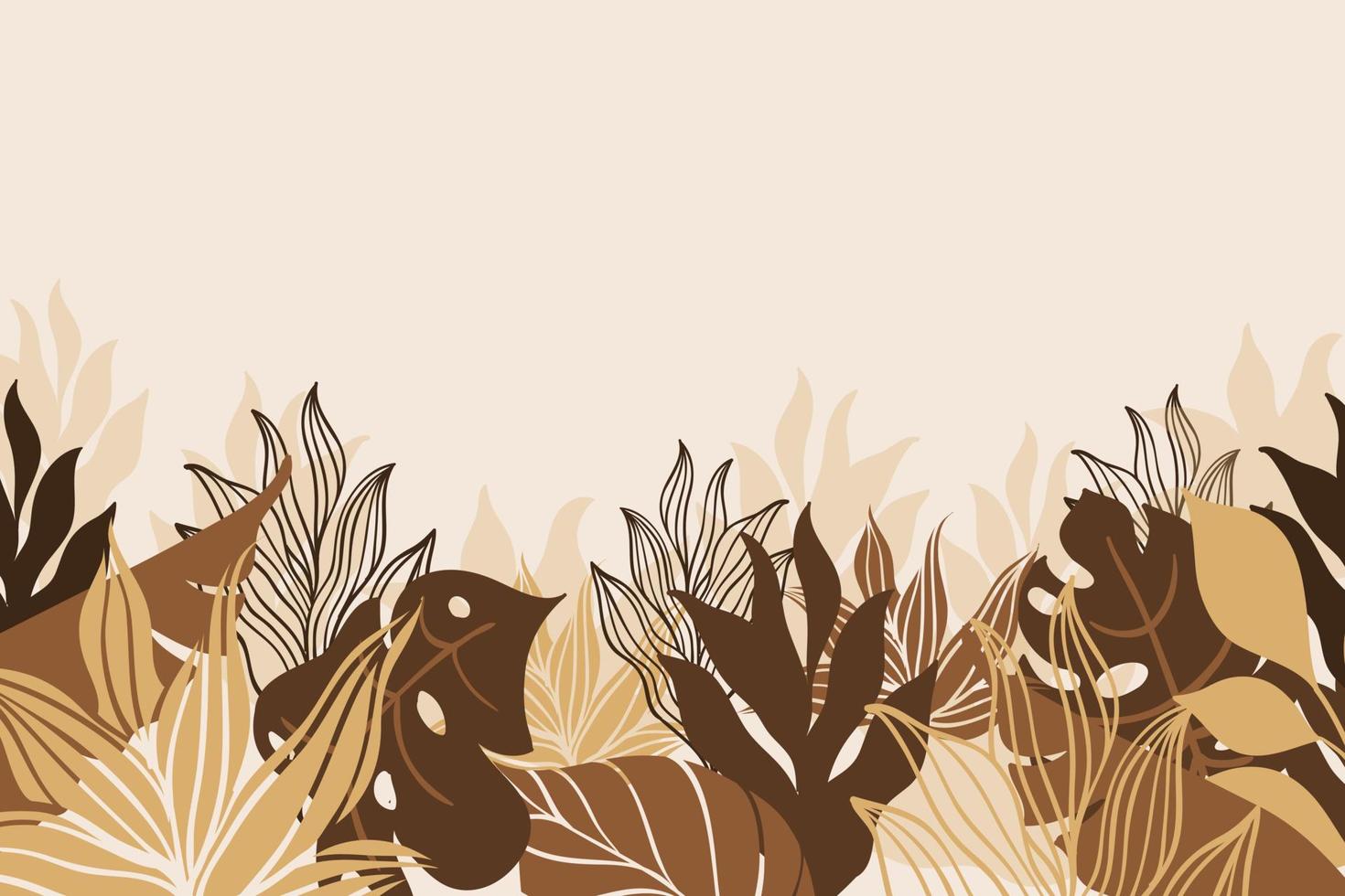 hermosa plantilla de fondo floral vector