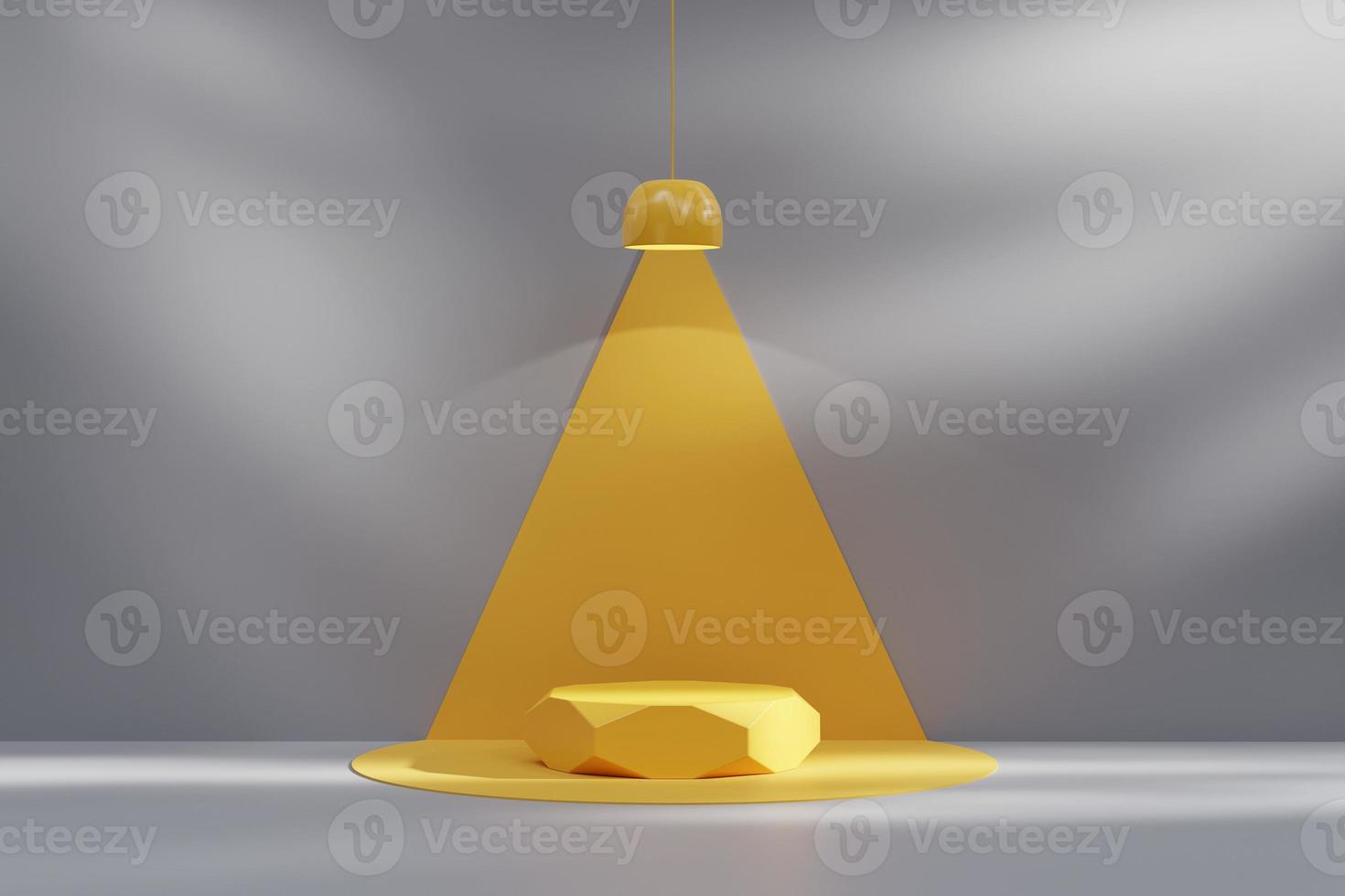 Abstract Podium Platform For Product Display Showcase 3D Rendering photo