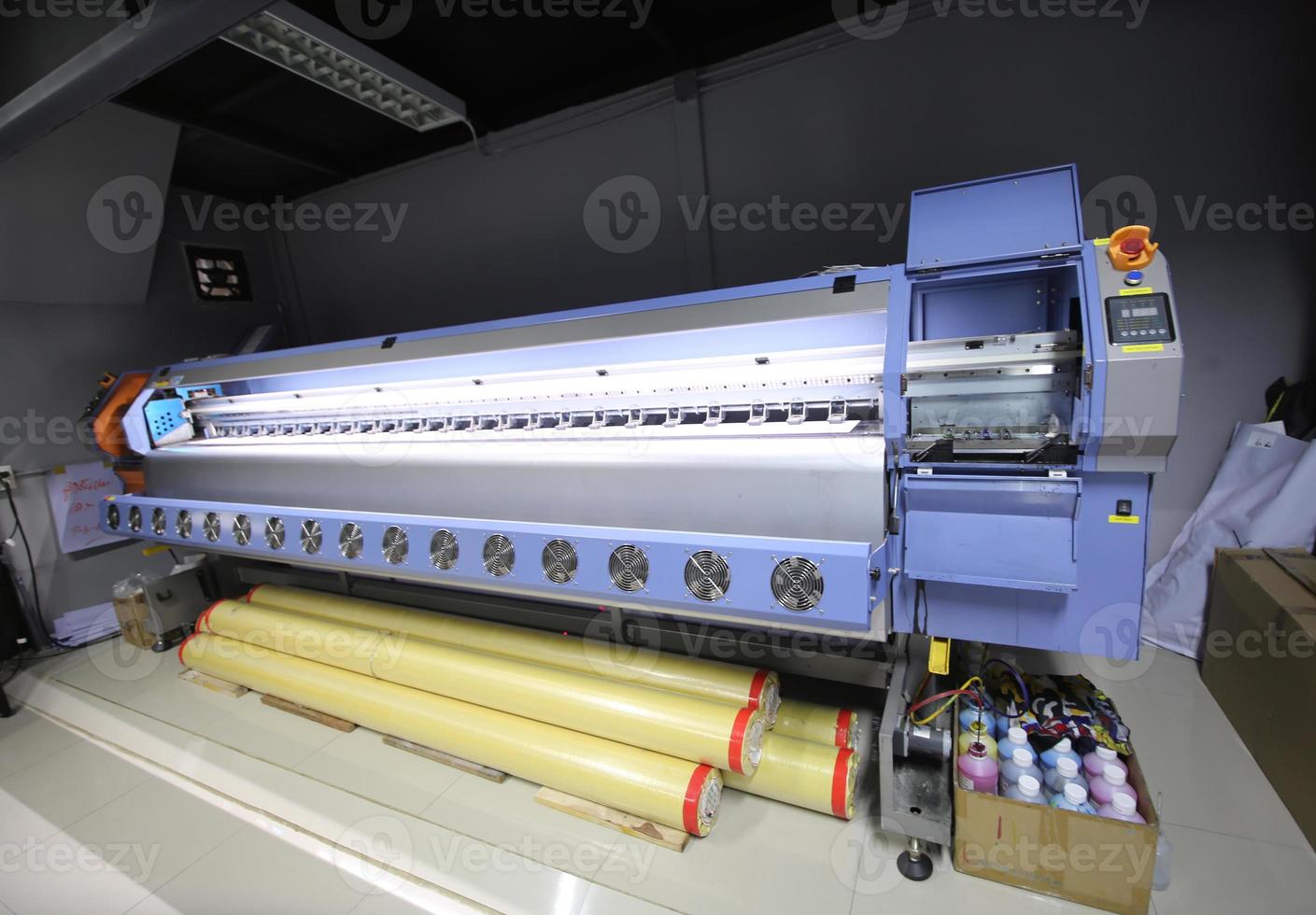 Large scale laser printer machine. photo