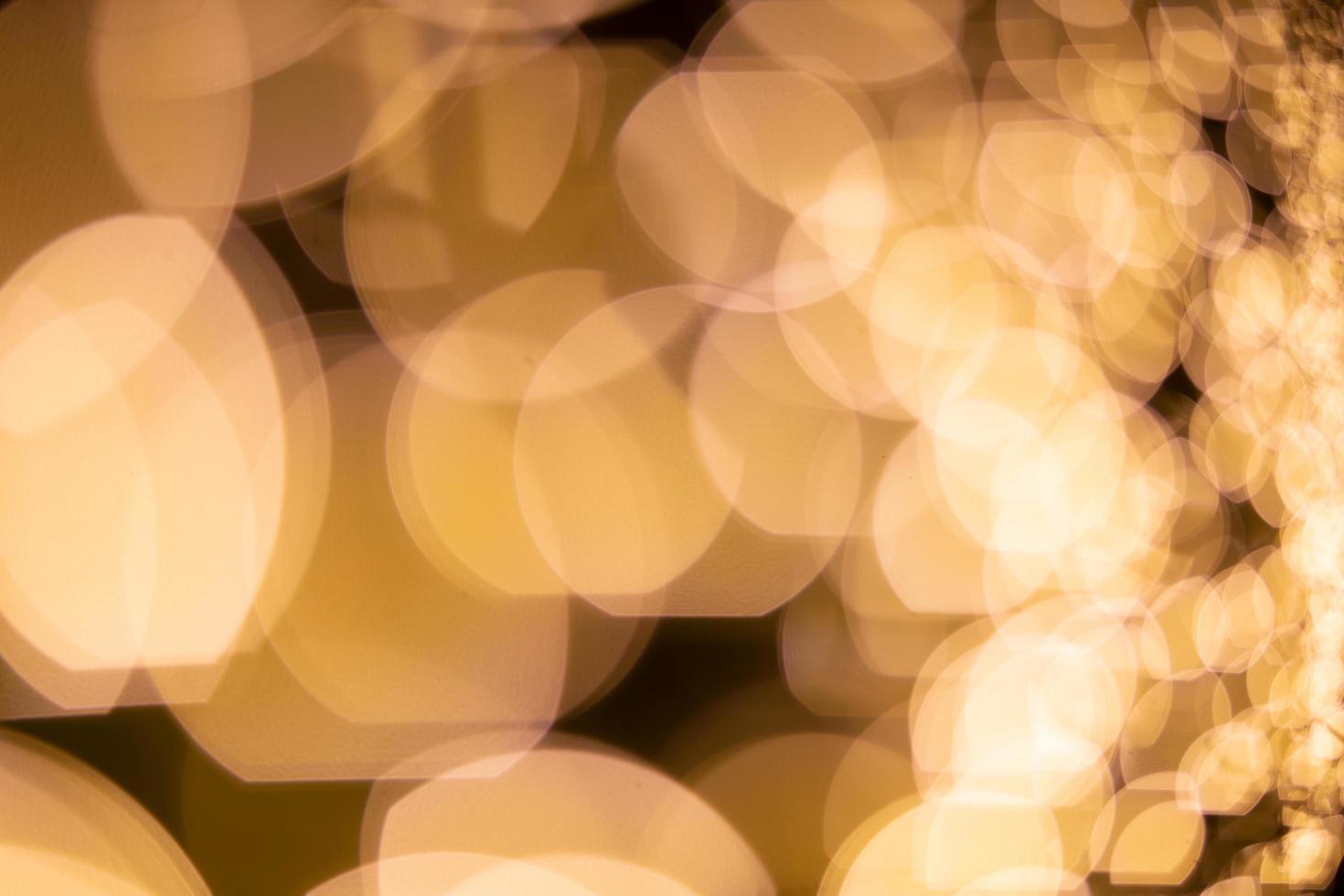 Fondo de bokeh de luz de Navidad borrosa abstracta. foto