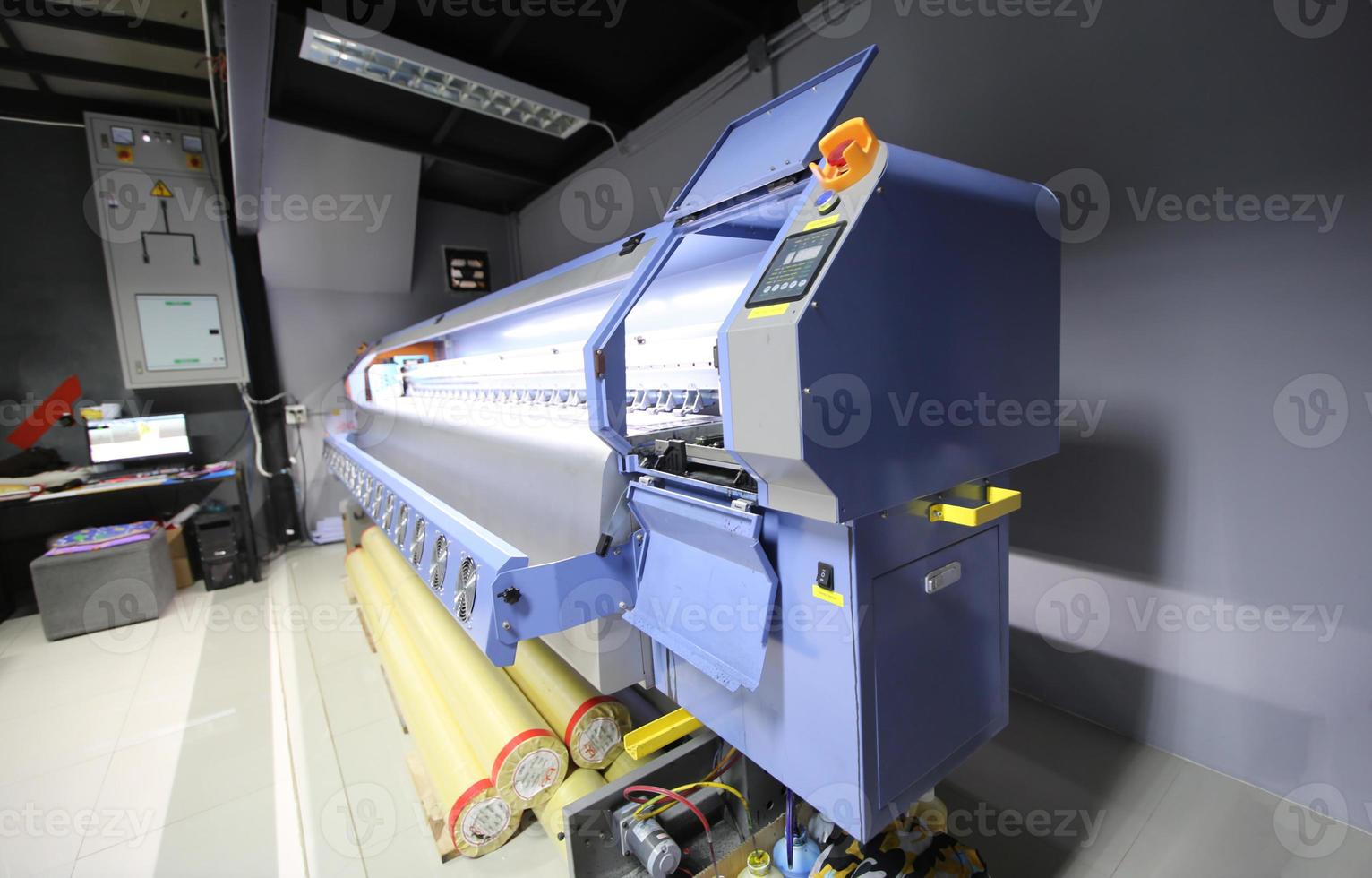 Large scale laser printer machine. photo