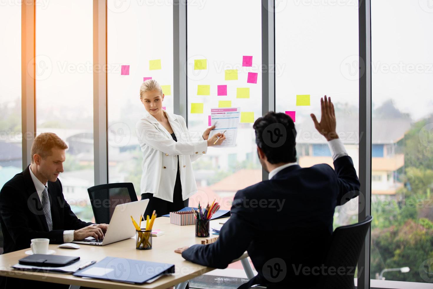 Business peeople meeting in office photo