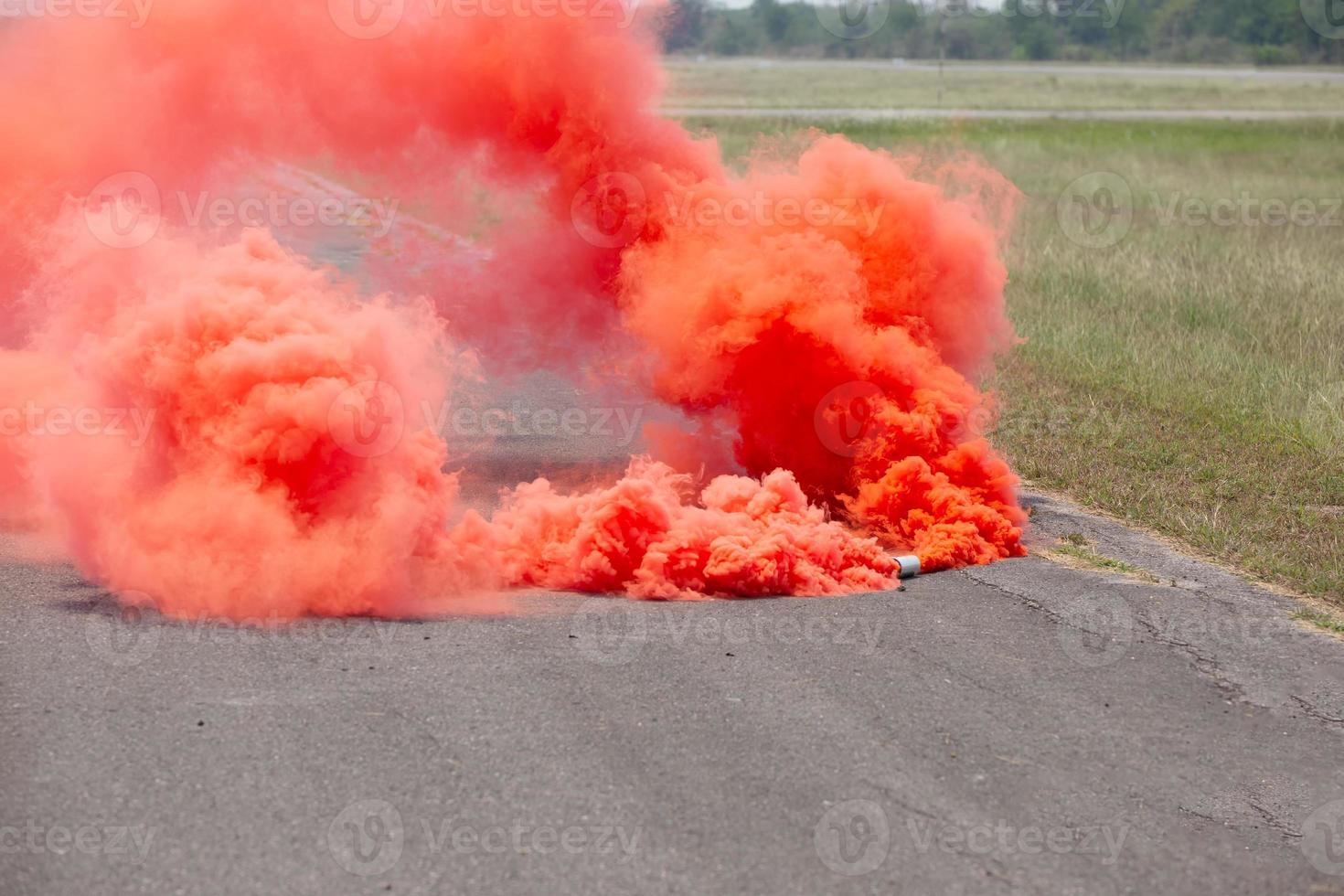 Red smoke texture for background photo