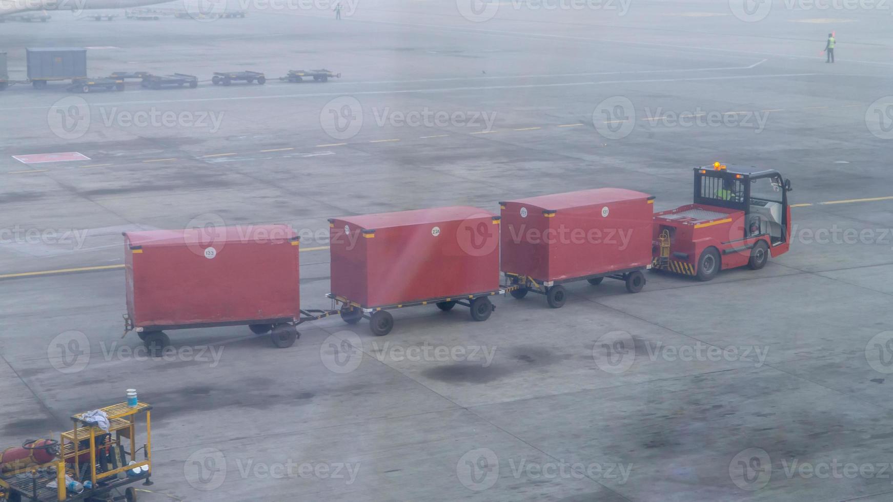 Container loading in a Cargo freight ship with industrial crane. Container ship in import and export business logistic company. Industry and Transportation concept. photo