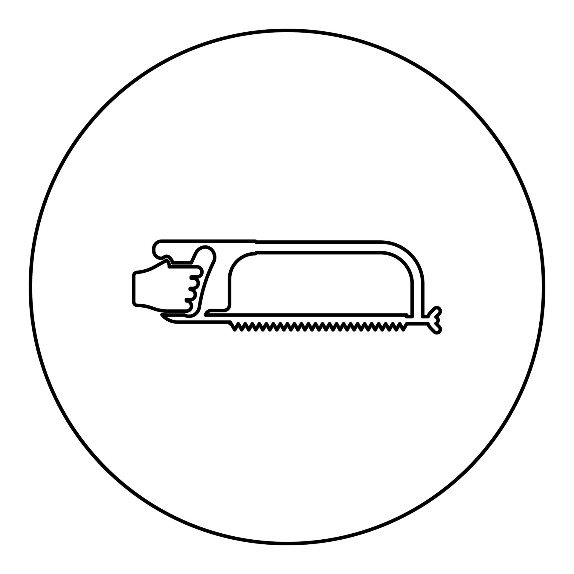 Hand saw for cutting circles deals