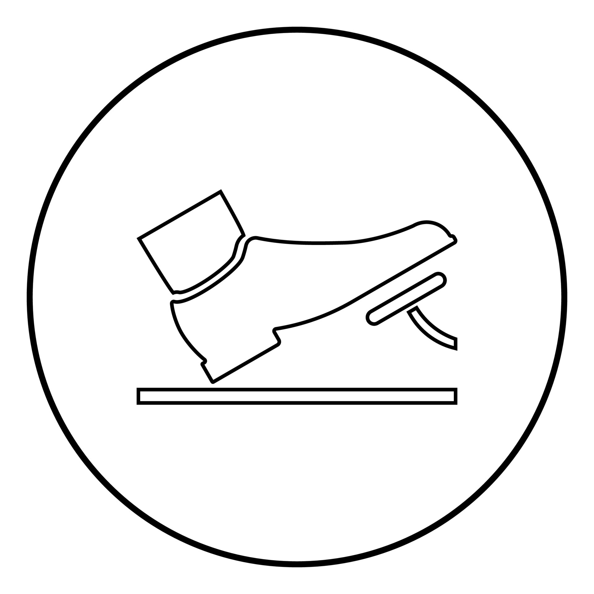 Foot pushing the pedal gas pedal brake pedal auto service concept icon