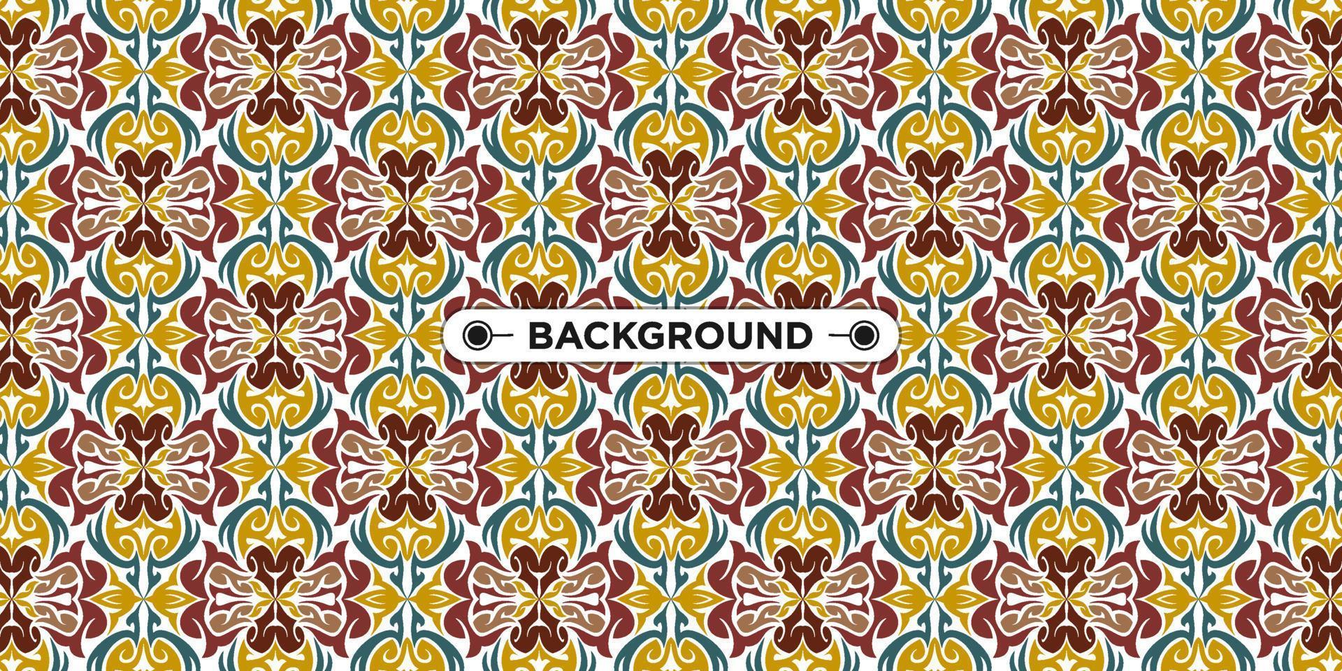 colorful background with ethnic texture vector