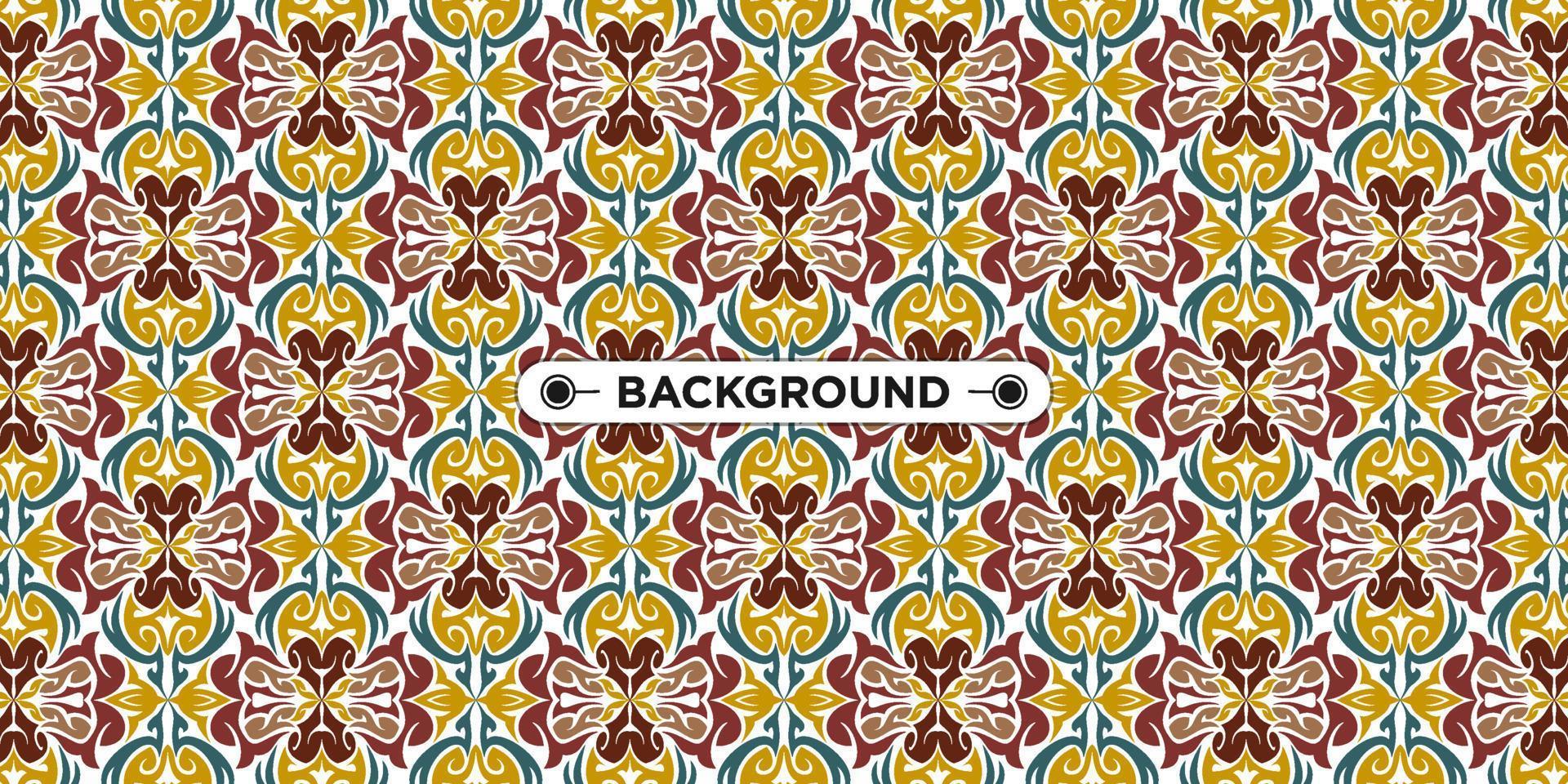 colorful background with ethnic texture vector