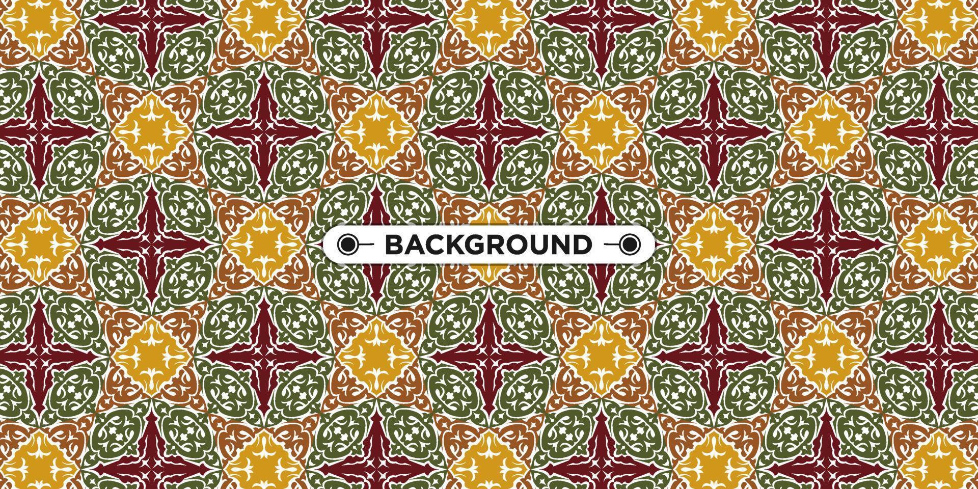 colorful background with ethnic texture vector