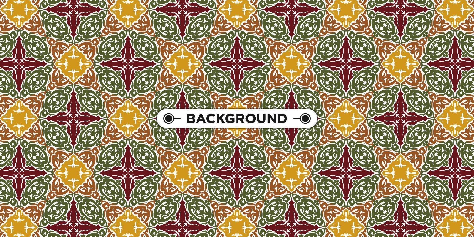 colorful background with ethnic texture vector