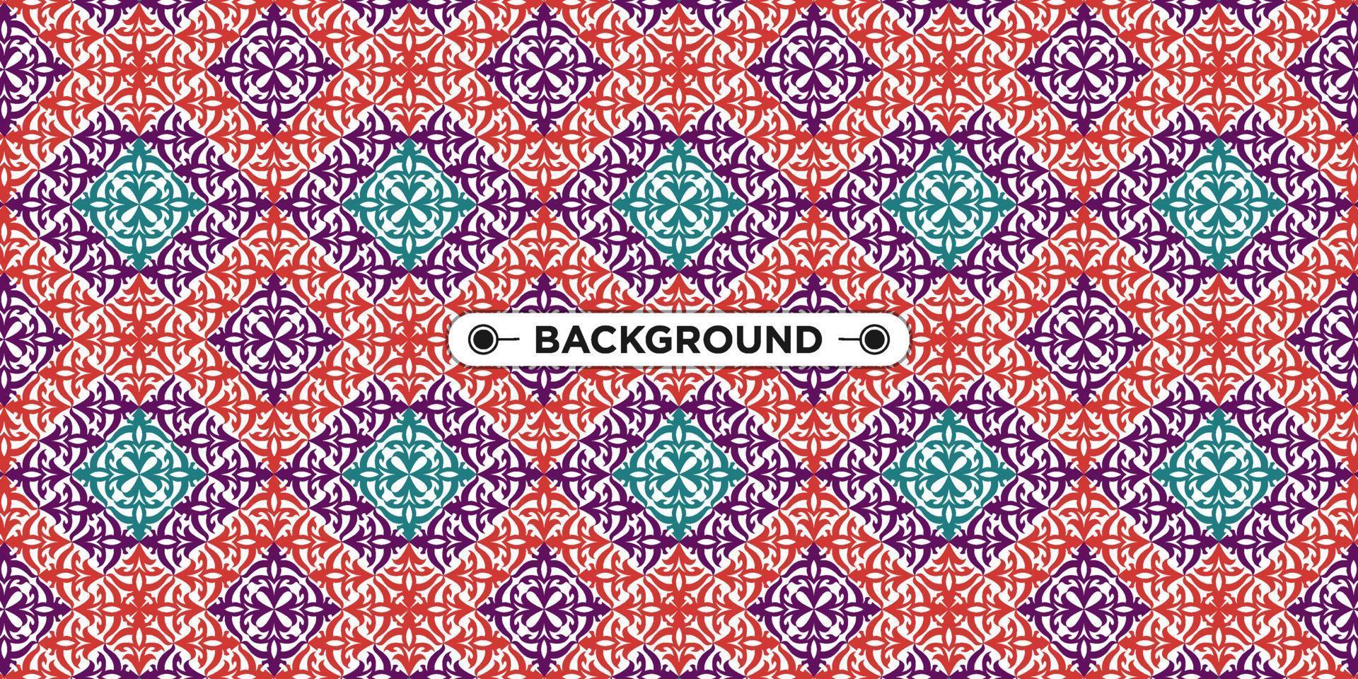 colorful background with ethnic texture vector