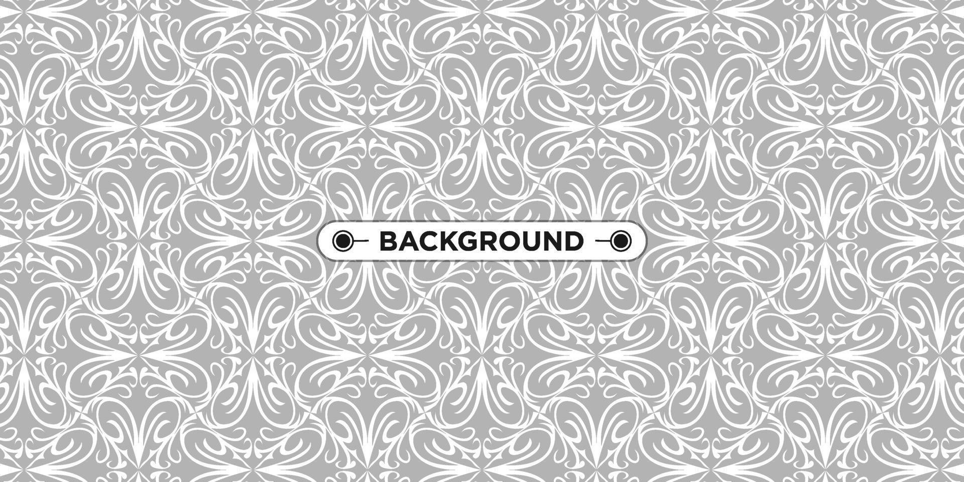 black and white background with ethnic texture vector