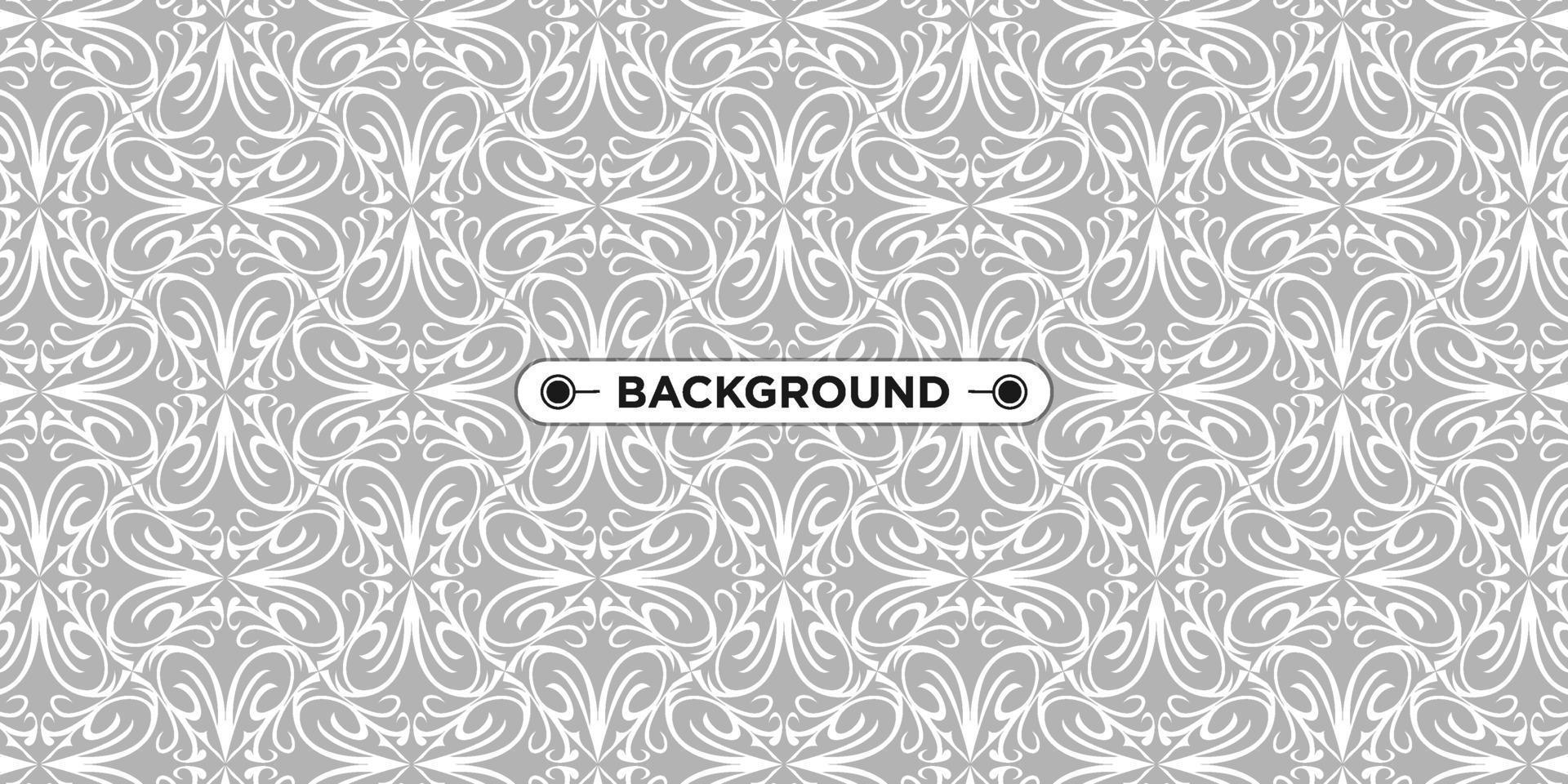 black and white background with ethnic texture vector