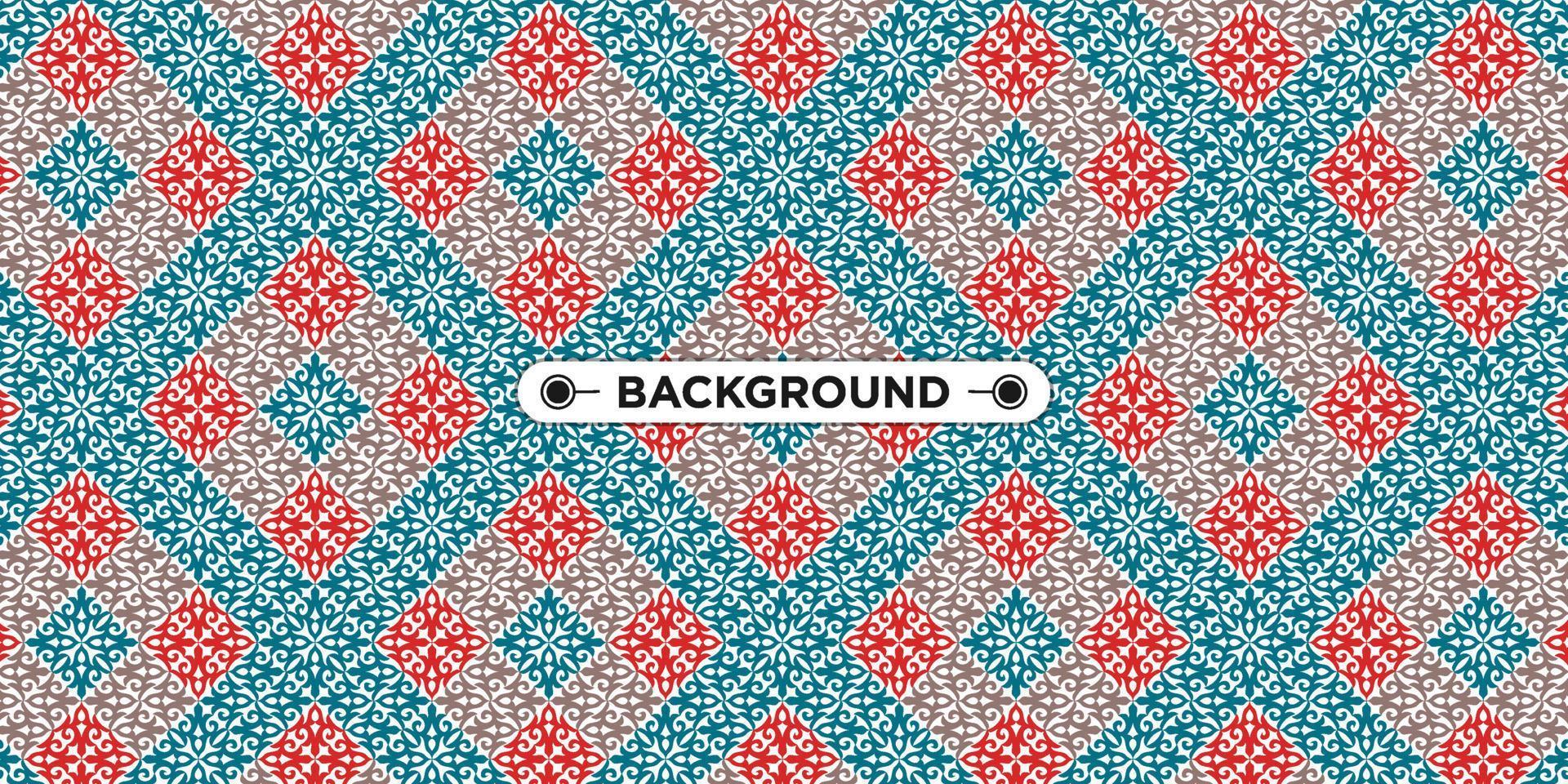colorful background with ethnic texture vector