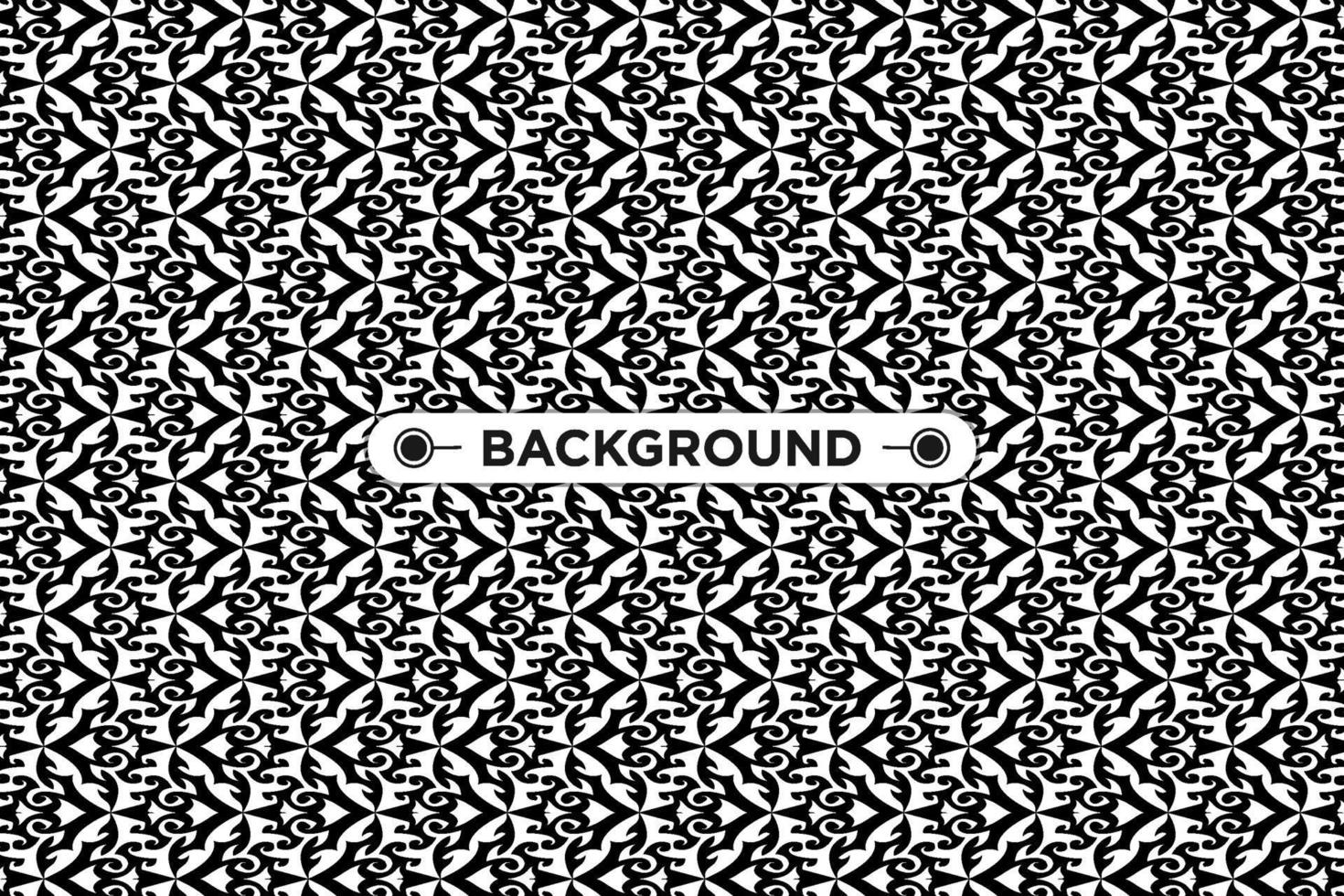 black and white background with ethnic texture vector