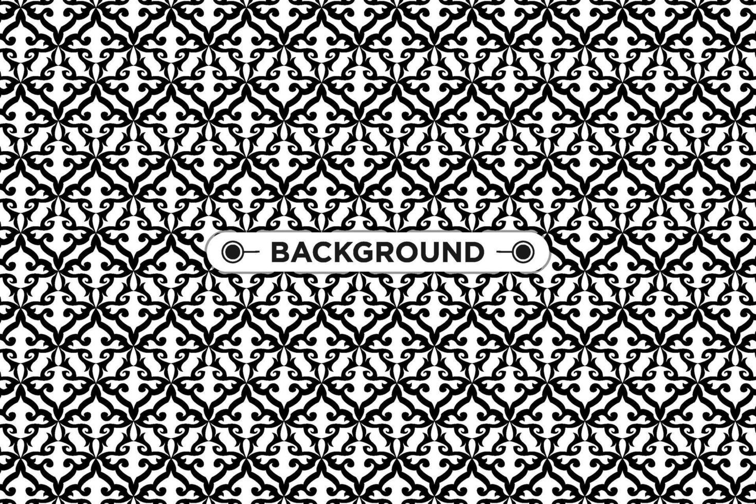 black and white background with ethnic texture vector