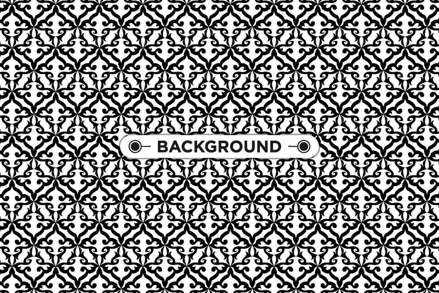 black and white background with ethnic texture vector