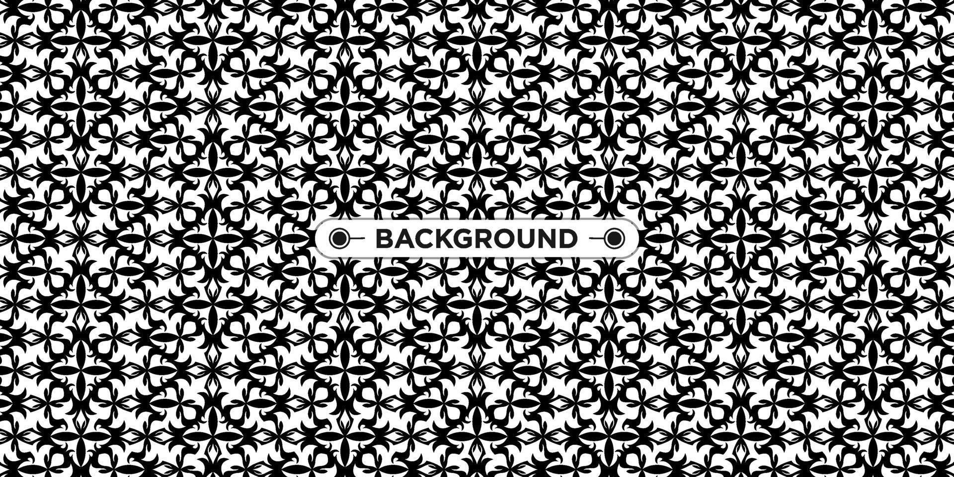 black and white background with ethnic texture vector