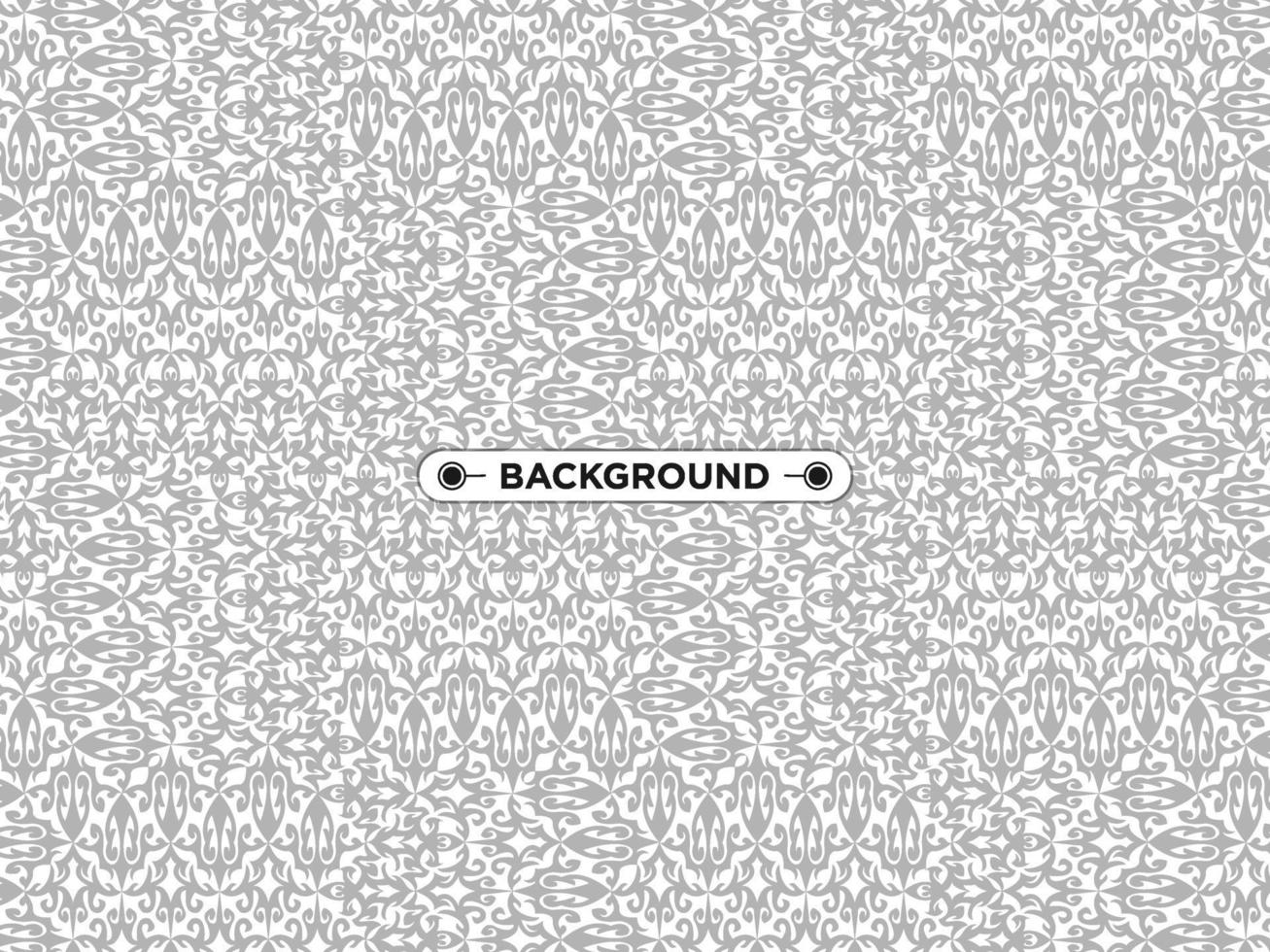 geometric ethnic gray background vector