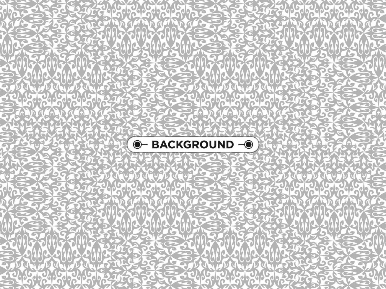 geometric ethnic gray background vector