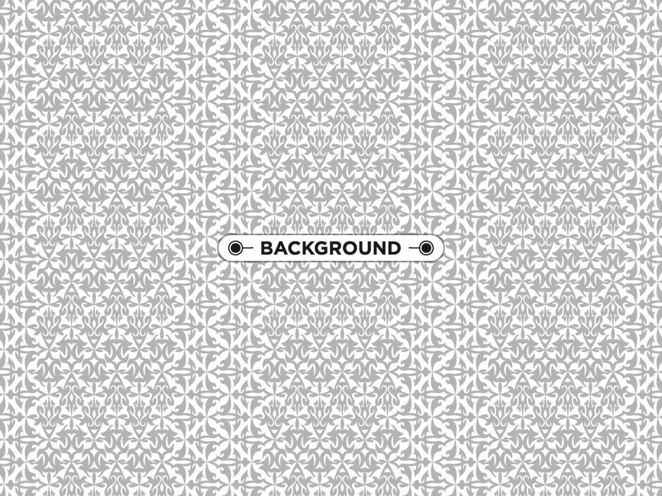 geometric ethnic gray background vector