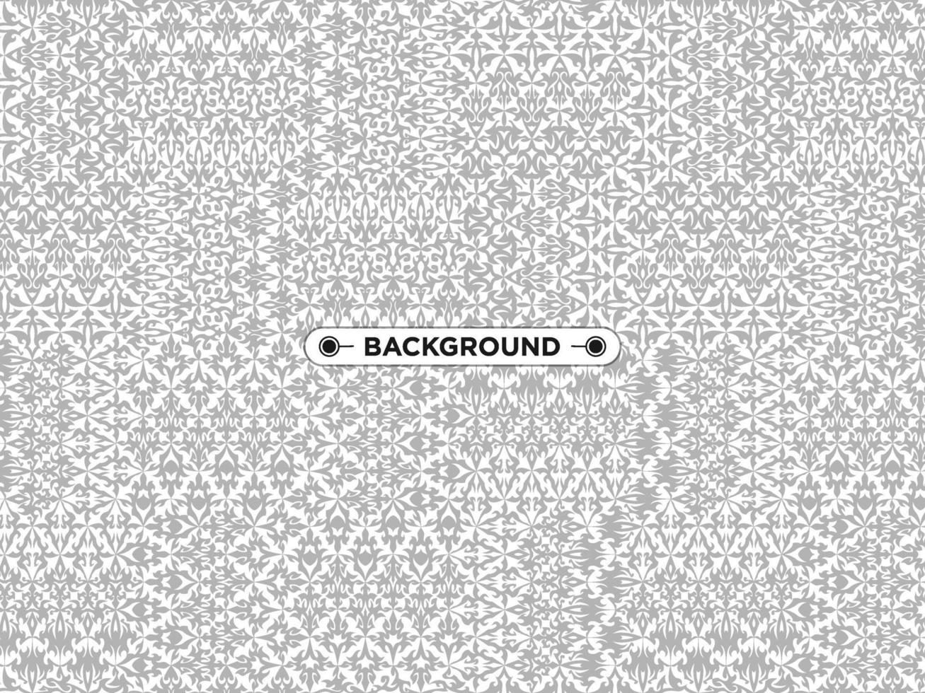 geometric ethnic gray background vector