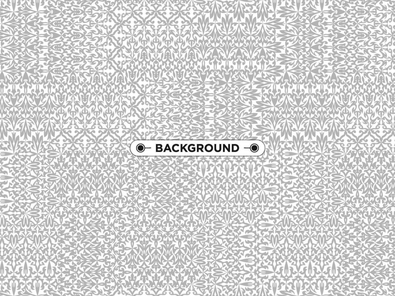 geometric ethnic gray background vector
