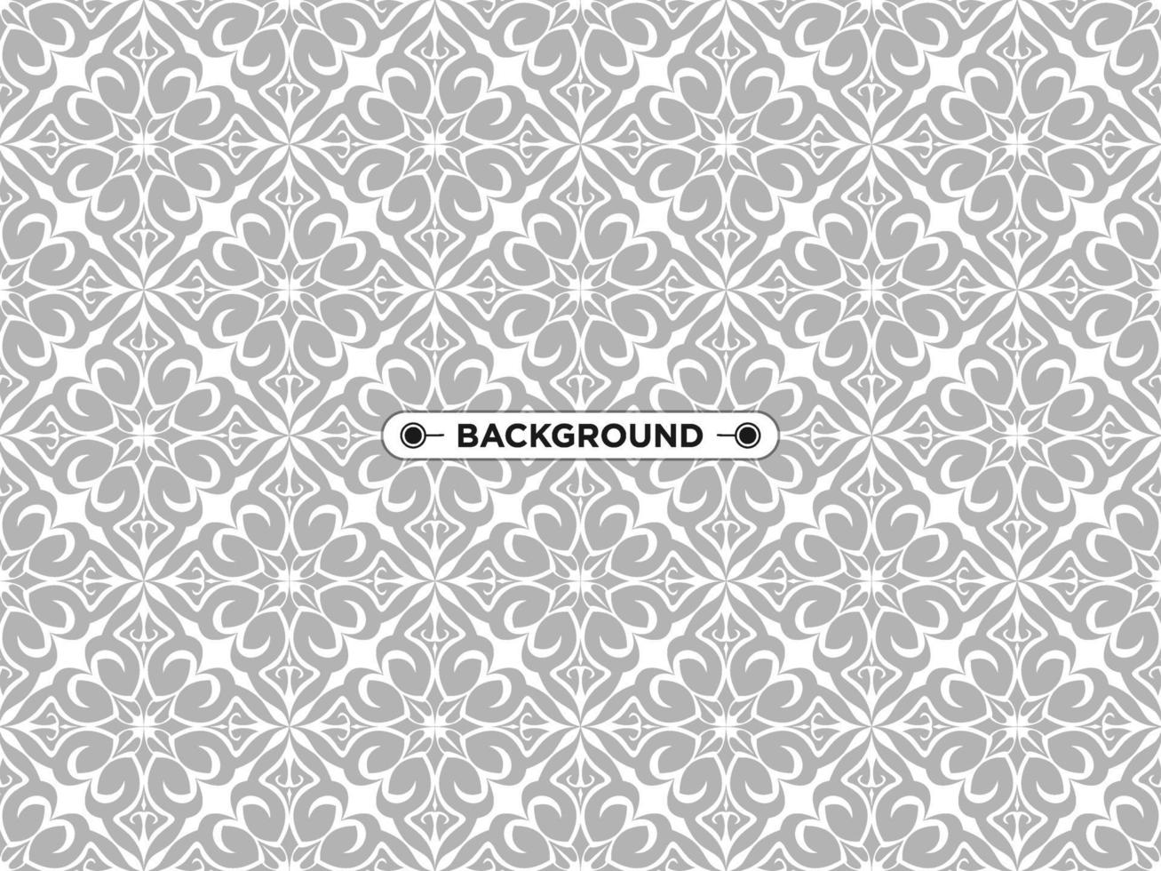 gray background with unique ethnic texture vector