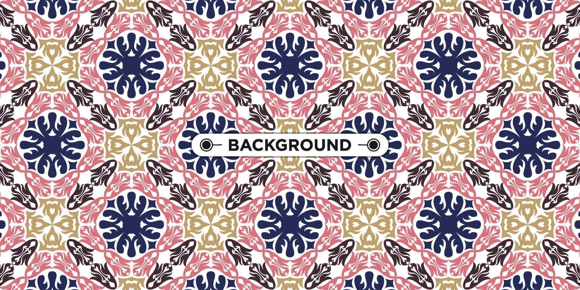 colorful background with ethnic texture vector