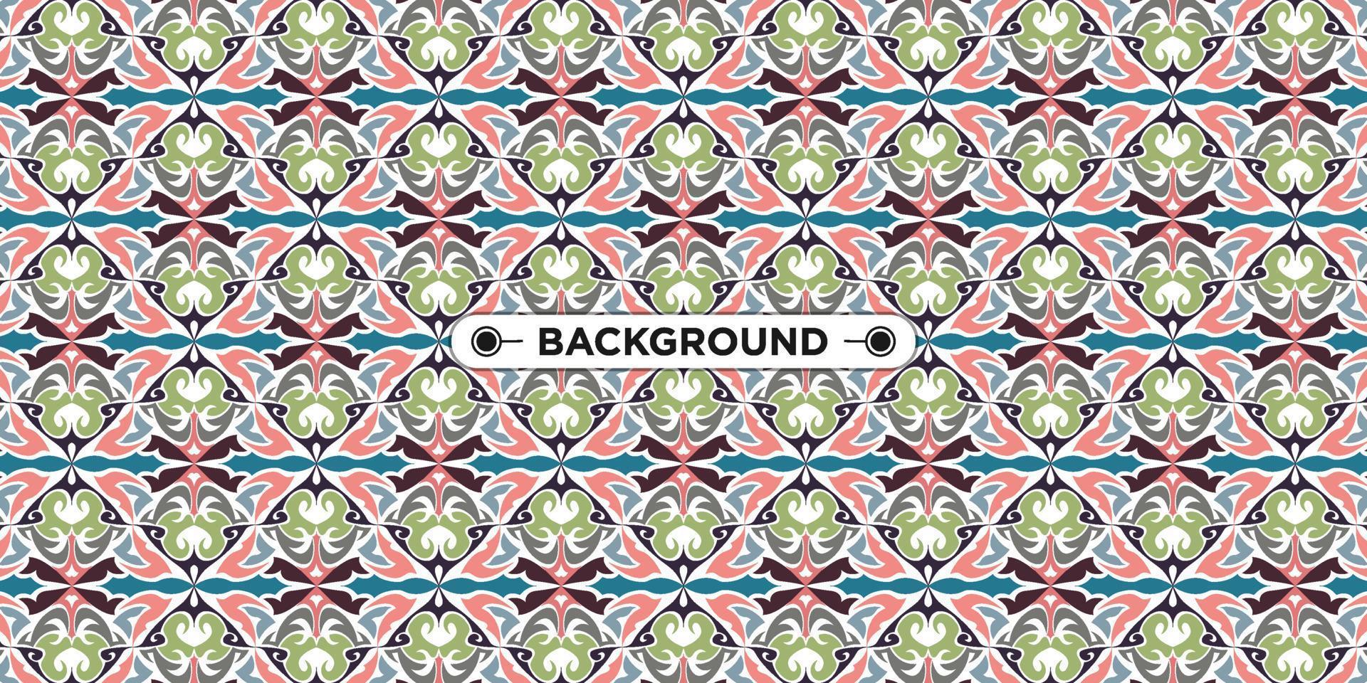 colorful background with ethnic texture vector
