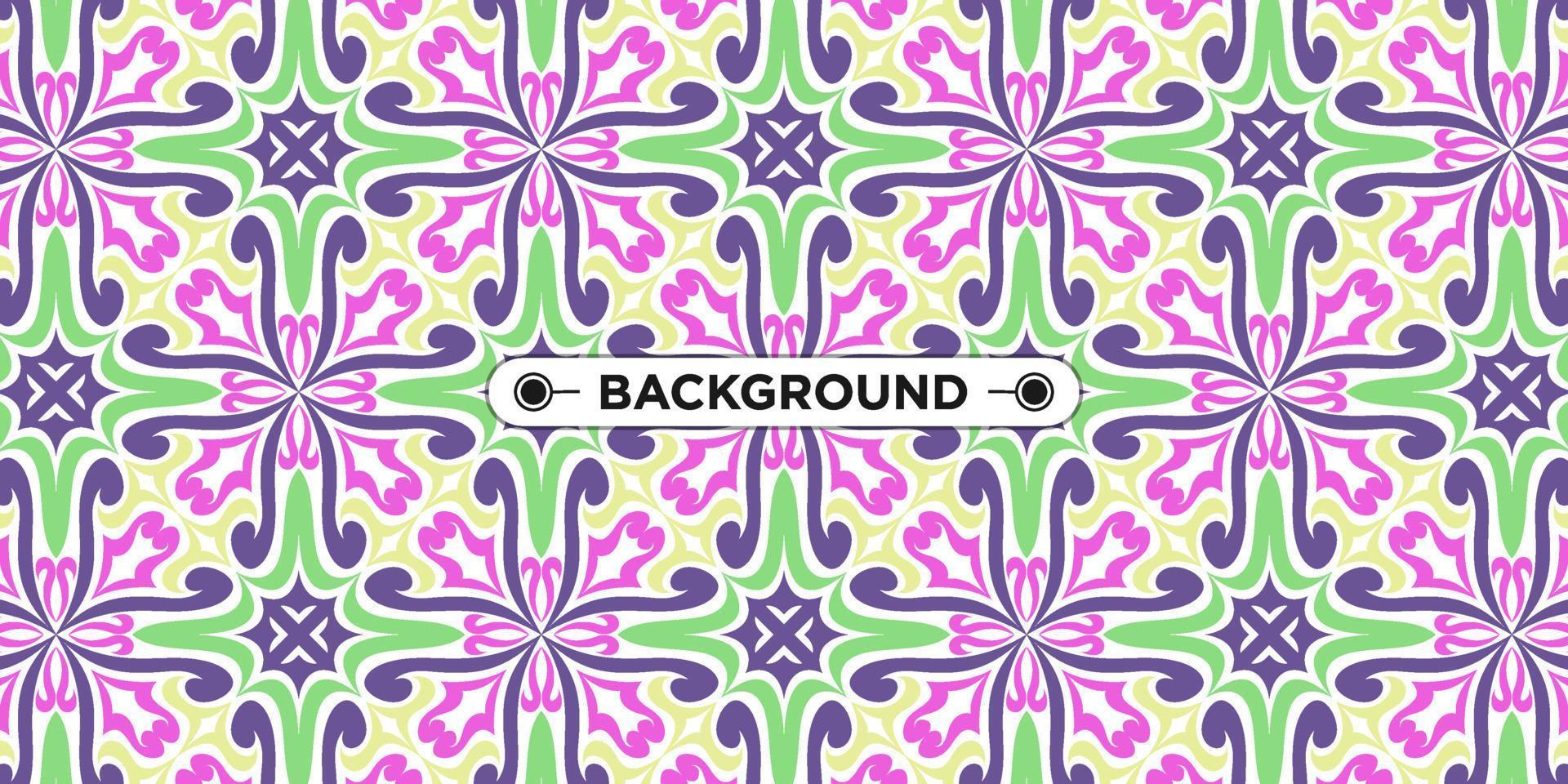 colorful background with ethnic texture vector