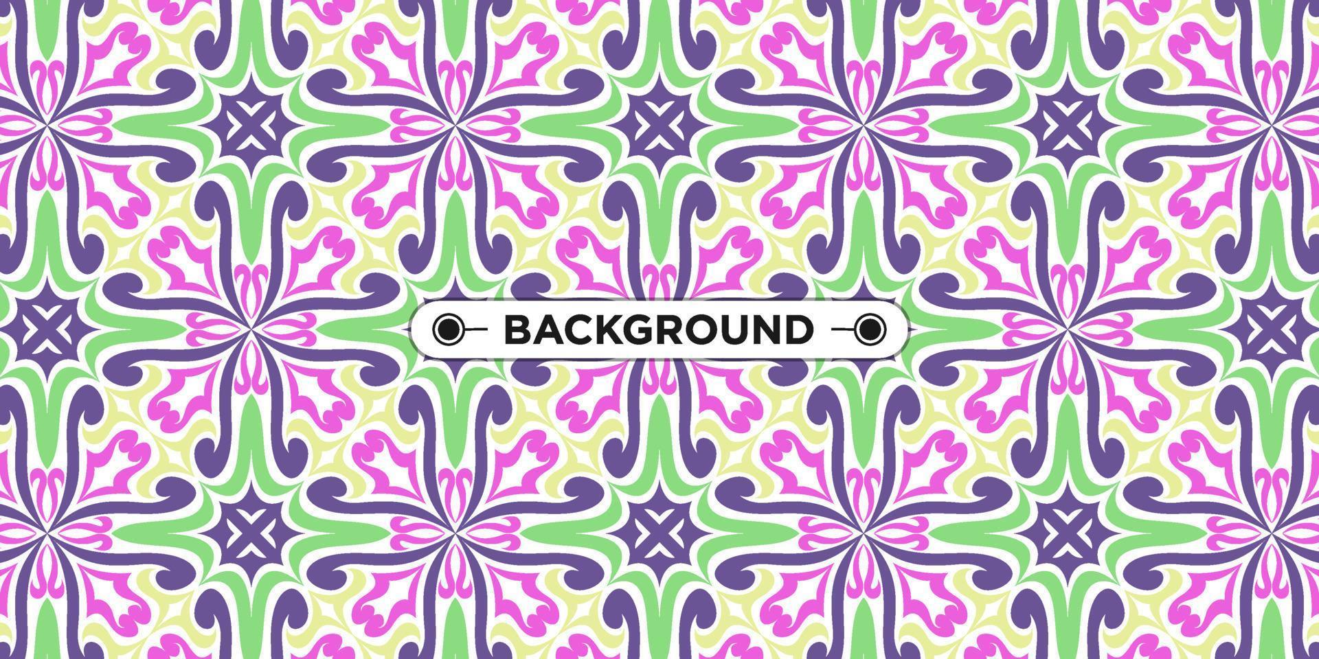 colorful background with ethnic texture vector