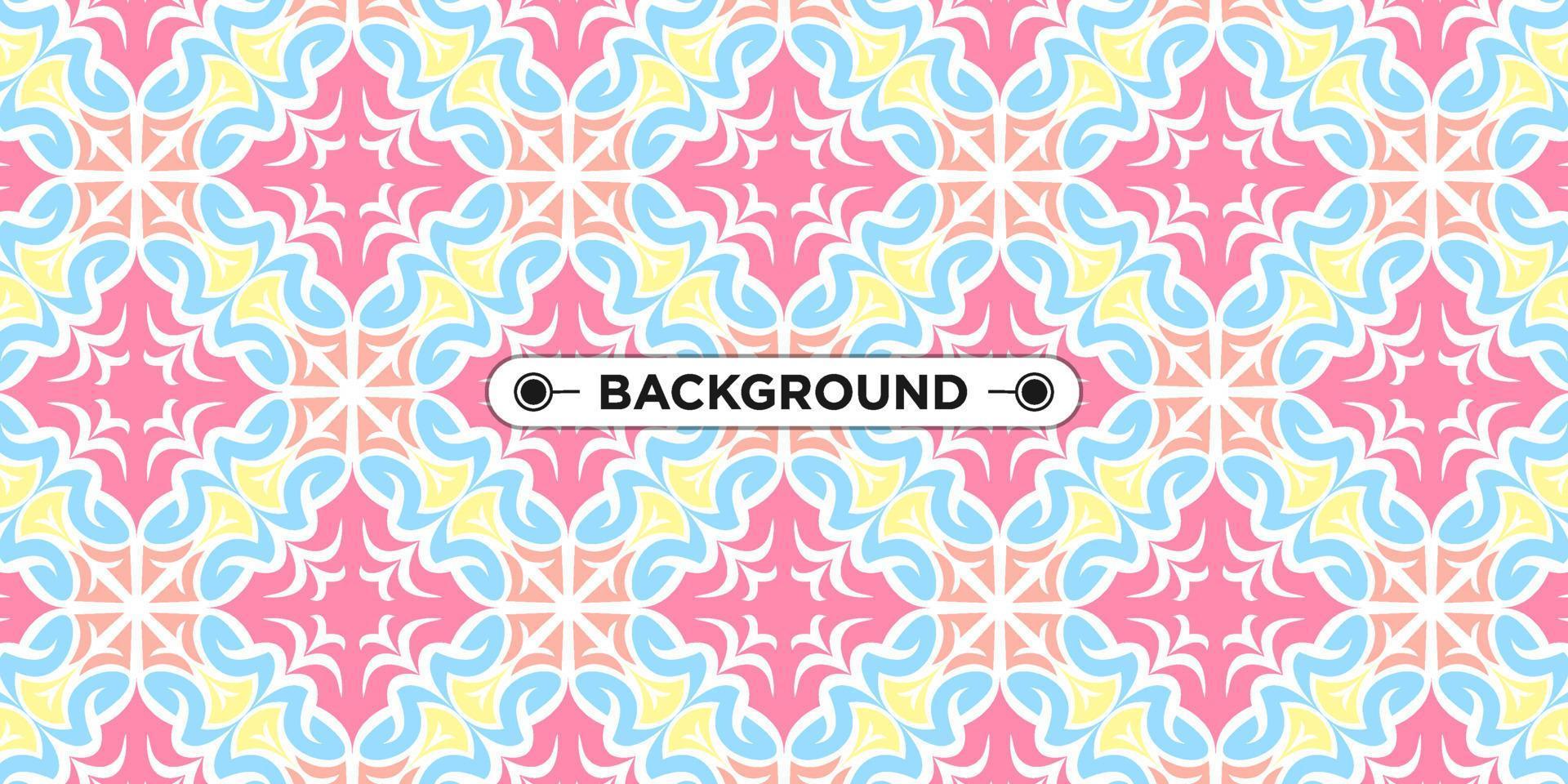 colorful background with ethnic texture vector