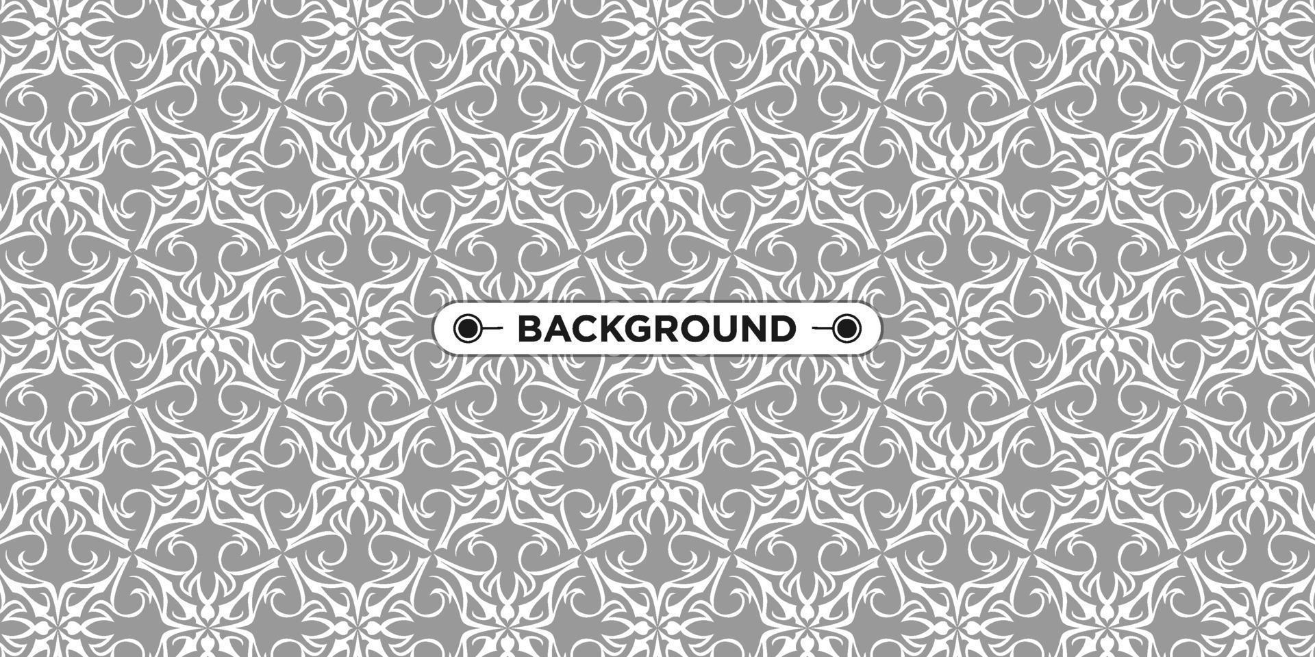 black and white background with ethnic texture vector