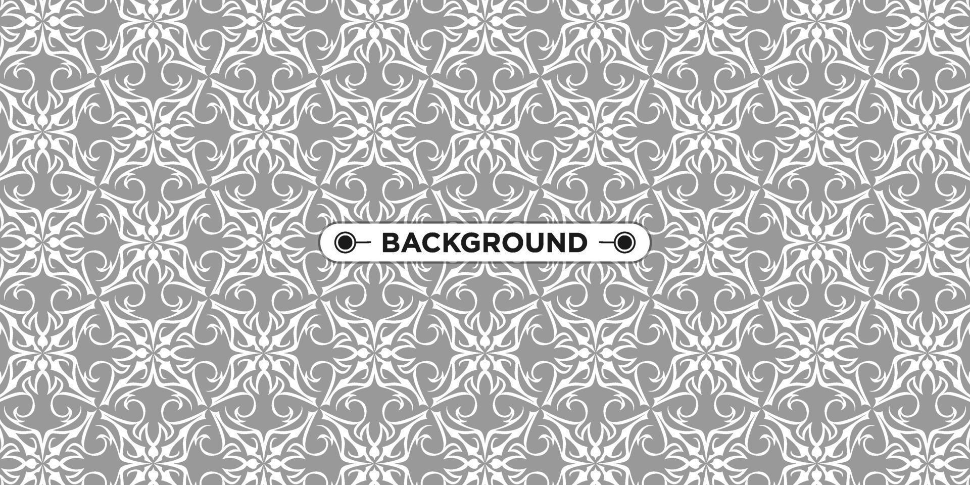 black and white background with ethnic texture vector