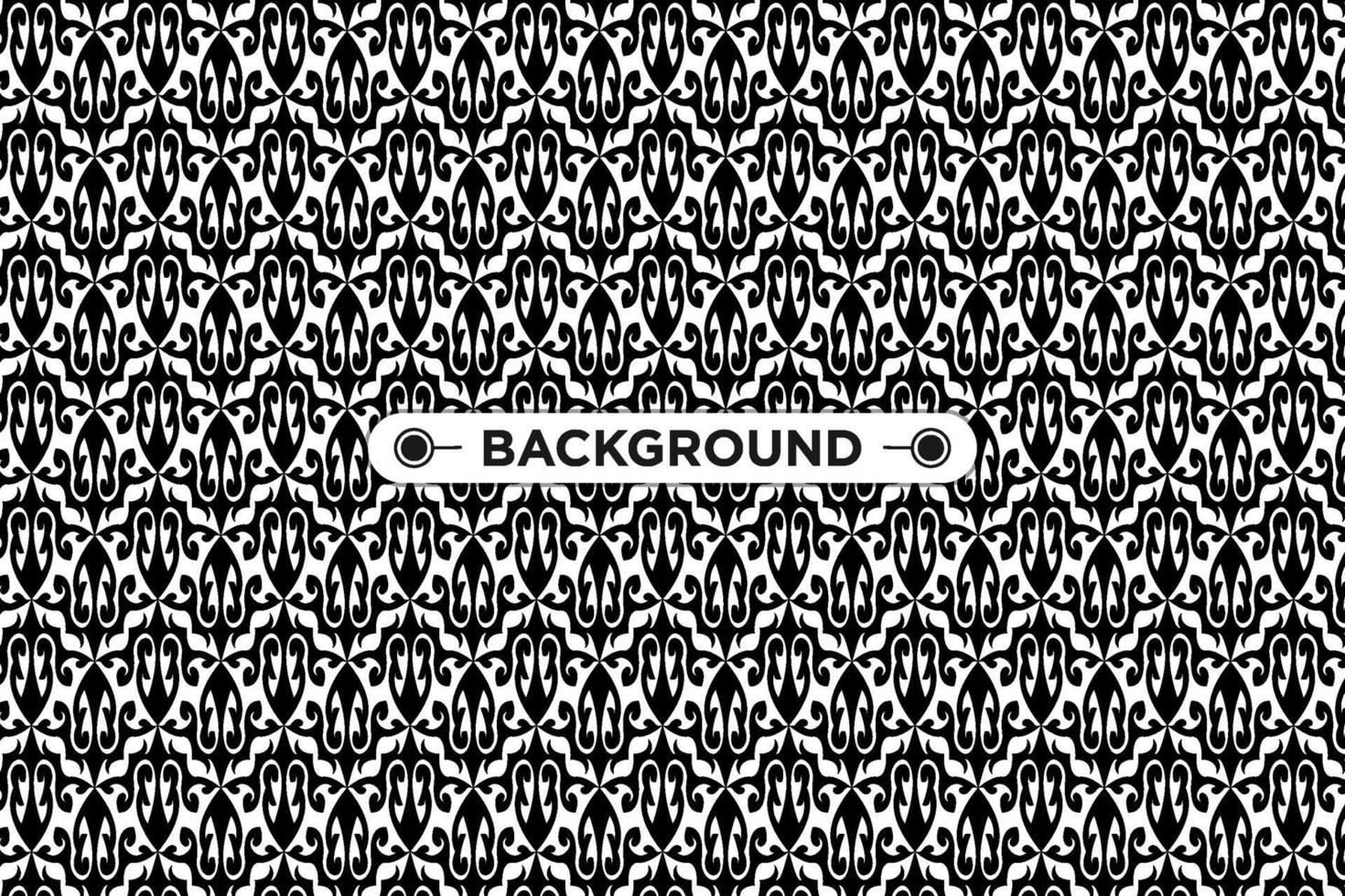 black and white background with ethnic texture vector