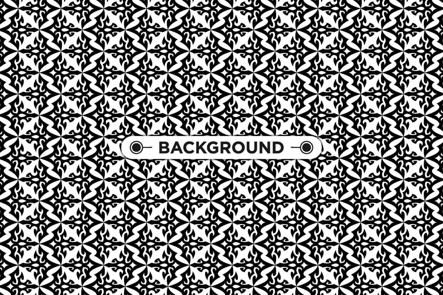 black and white background with ethnic texture vector