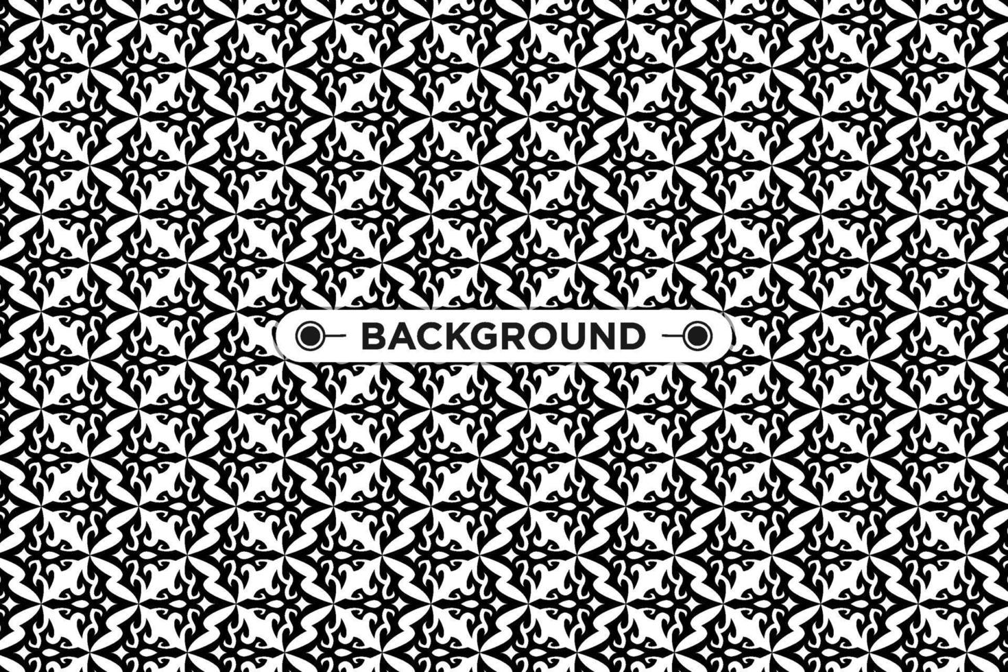 black and white background with ethnic texture vector