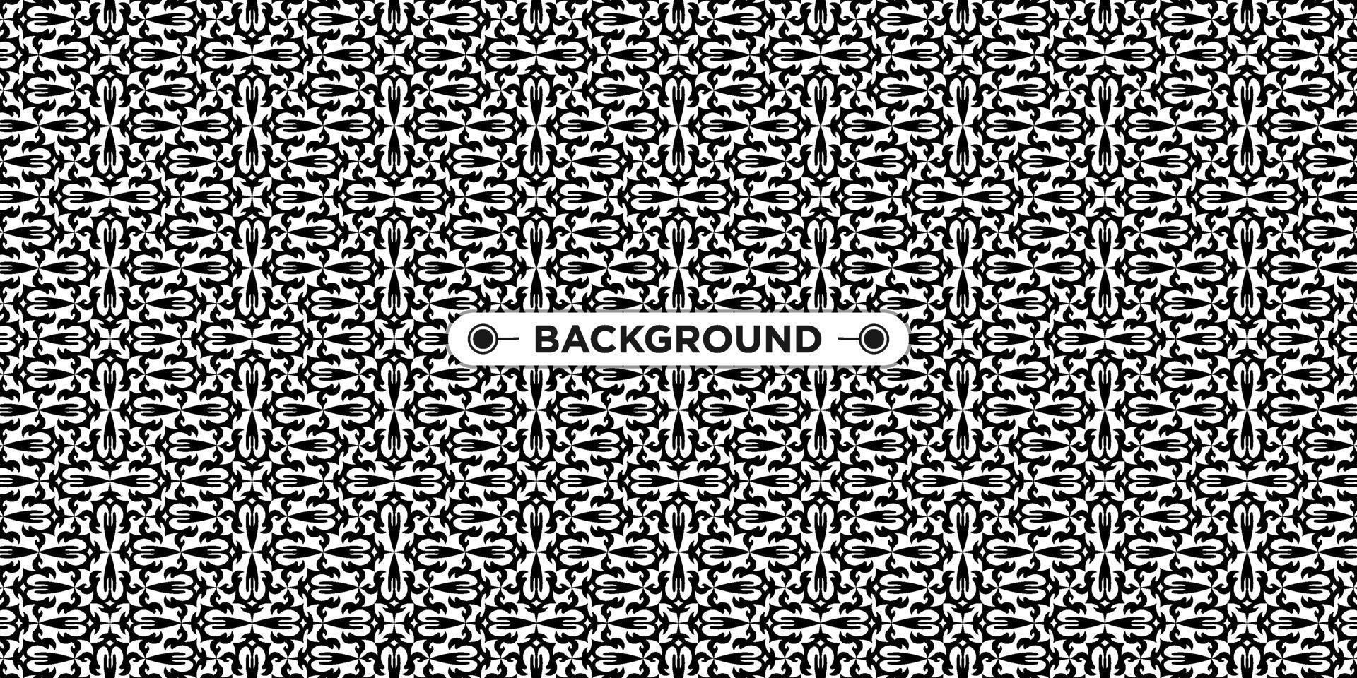 black and white background with ethnic texture vector