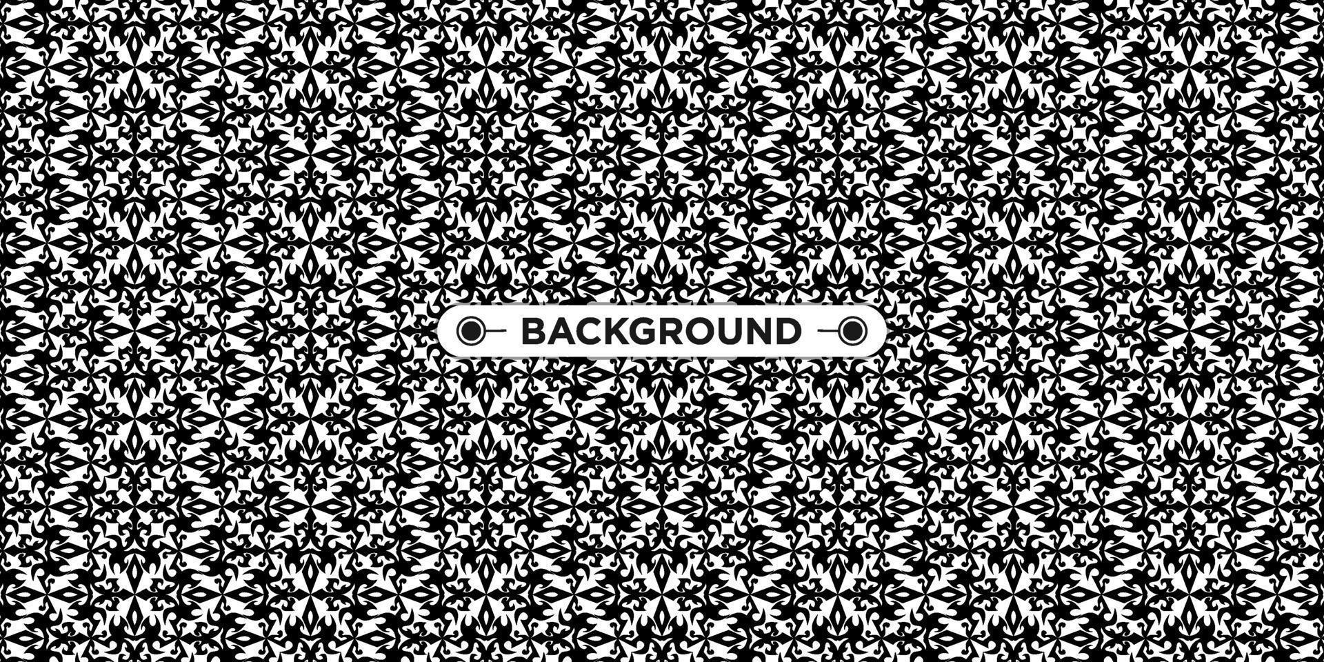 black and white background with ethnic texture vector
