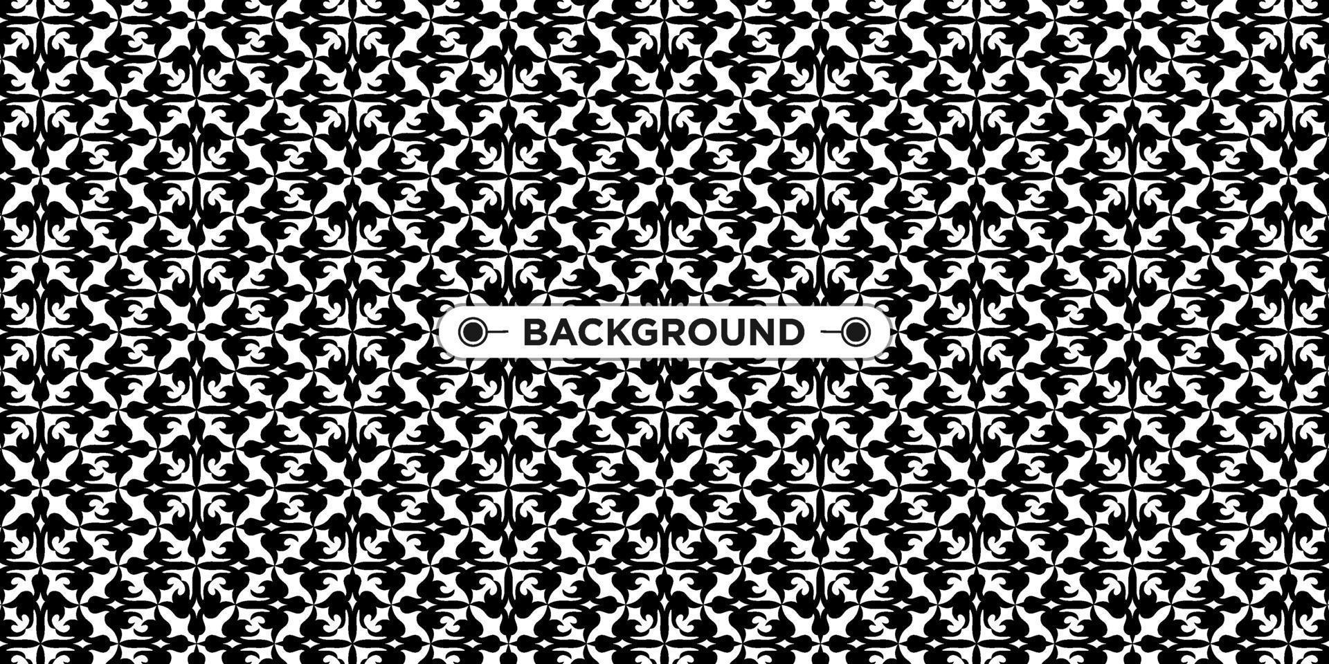 black and white background with ethnic texture vector