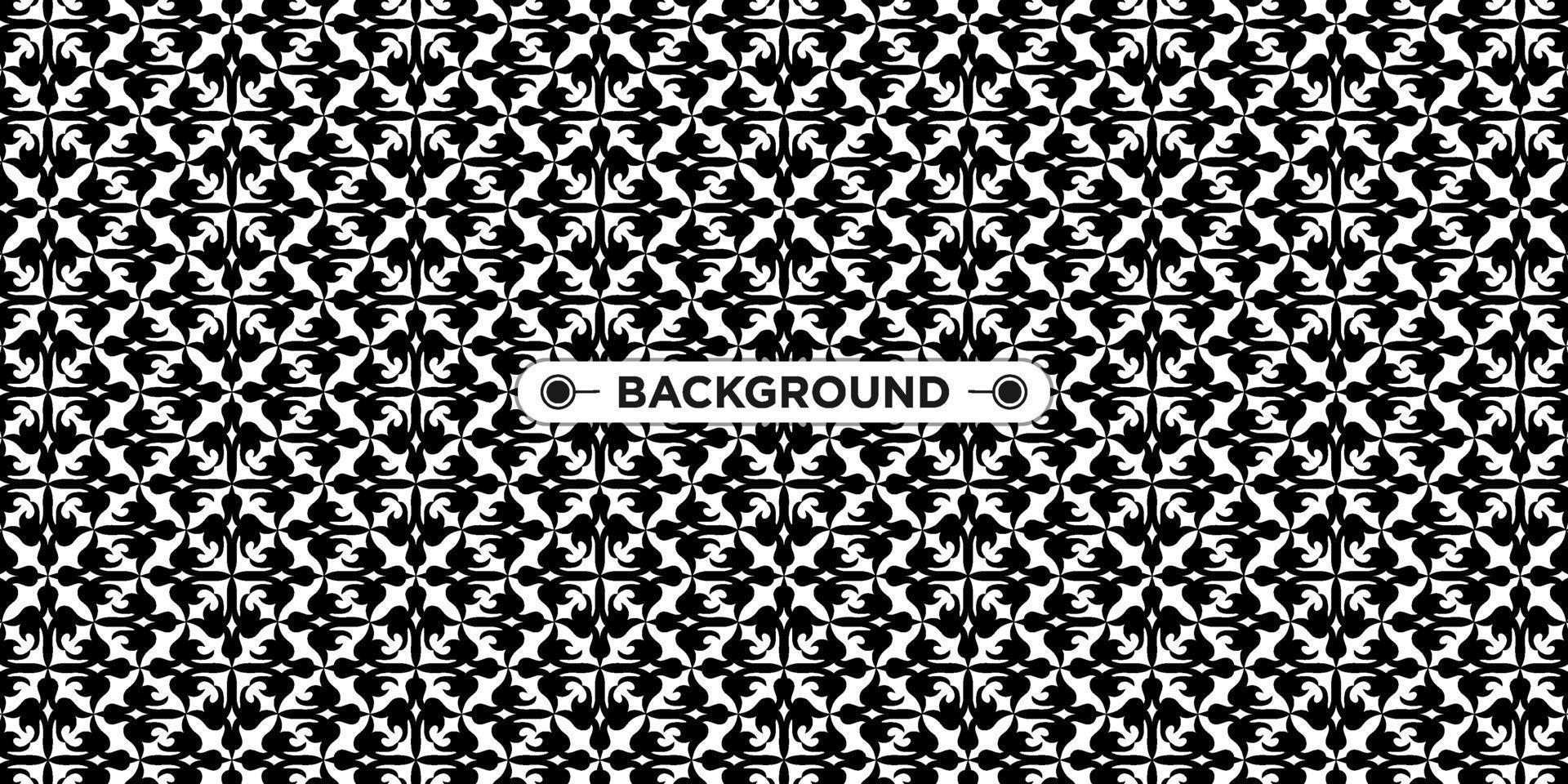 black and white background with ethnic texture vector