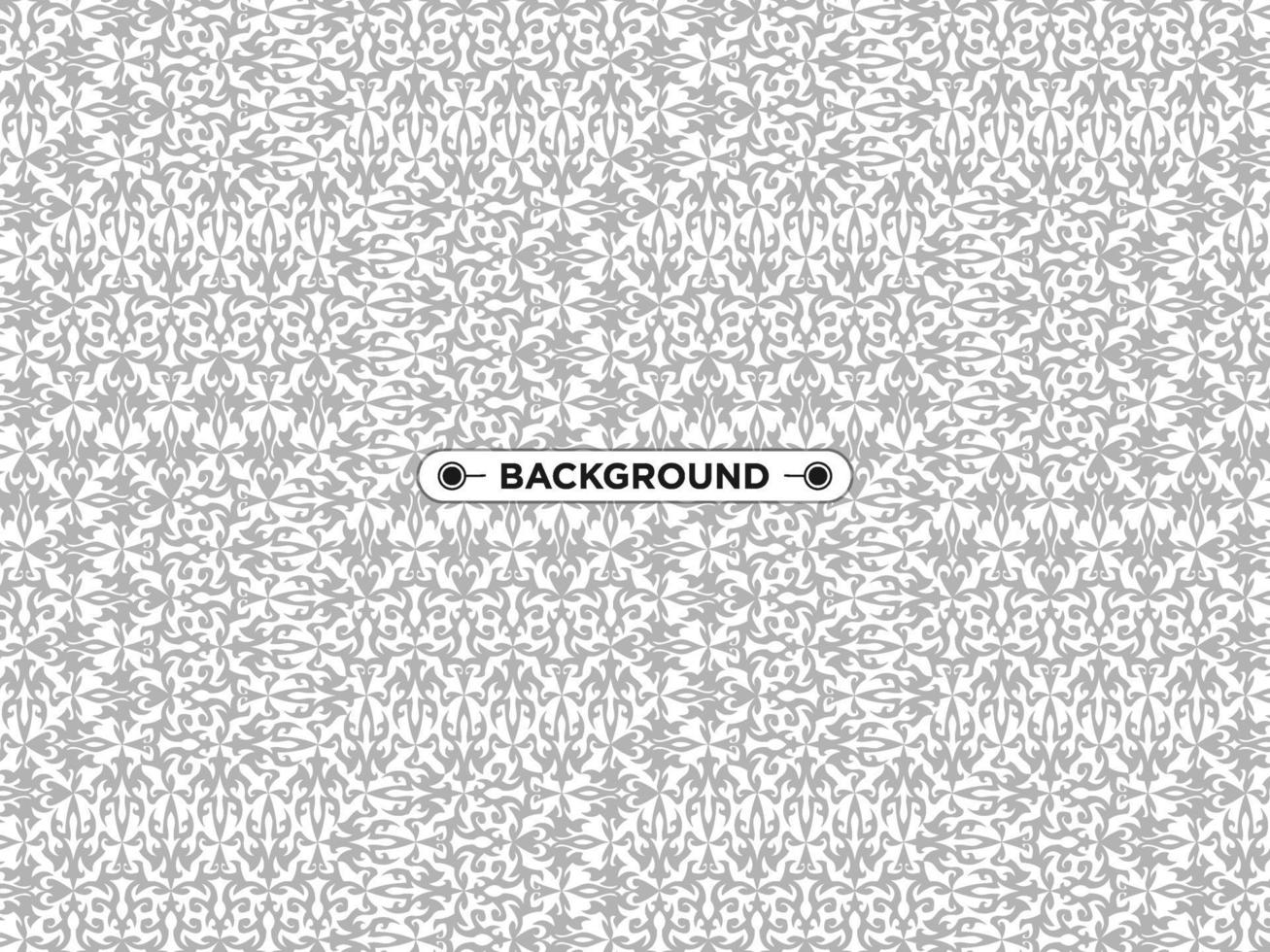 geometric ethnic gray background vector