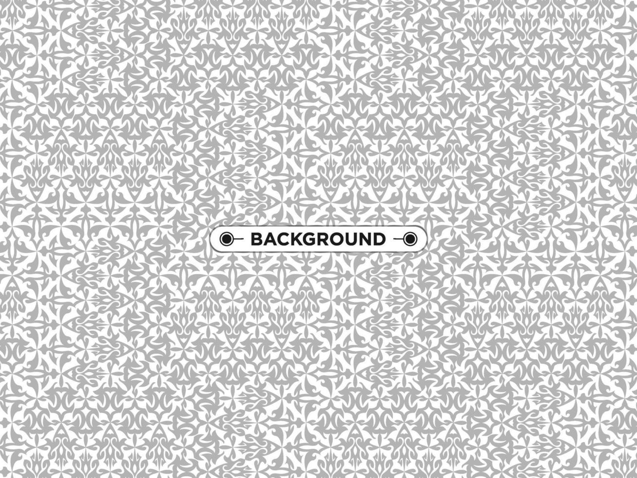 geometric ethnic gray background vector