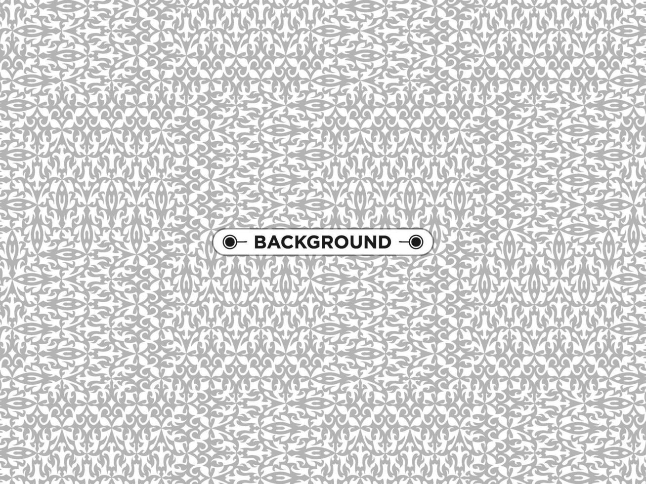 geometric ethnic gray background vector