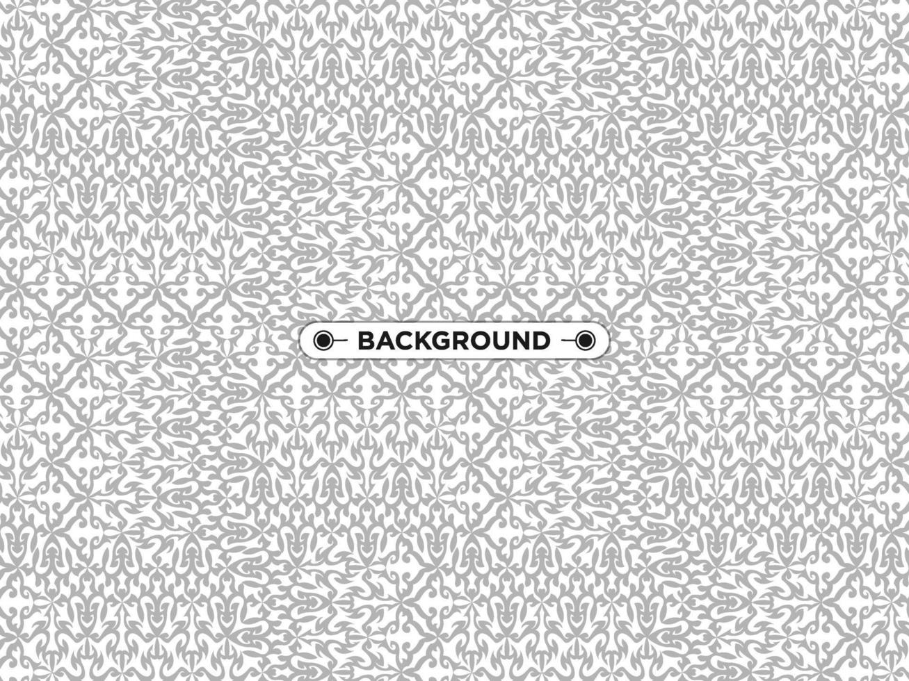 geometric ethnic gray background vector
