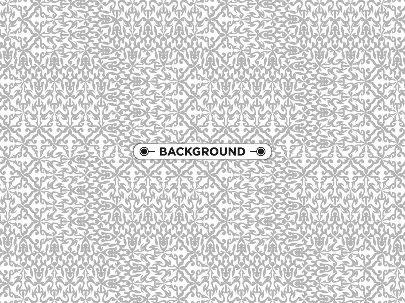geometric ethnic gray background vector